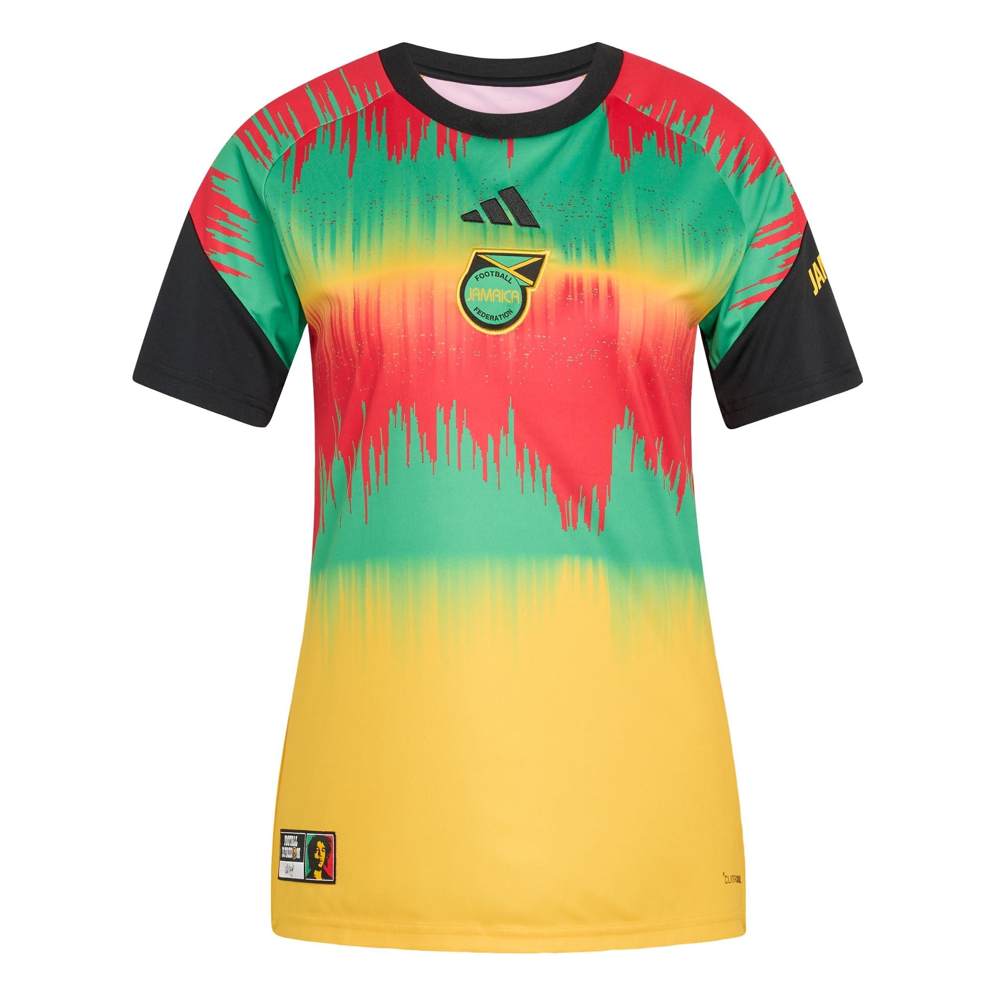 ADIDAS PERFORMANCE Dres 'Jamaika 26 x Bob Marley Pre-Match' žuta / svijetlozelena / svijetlo crvena