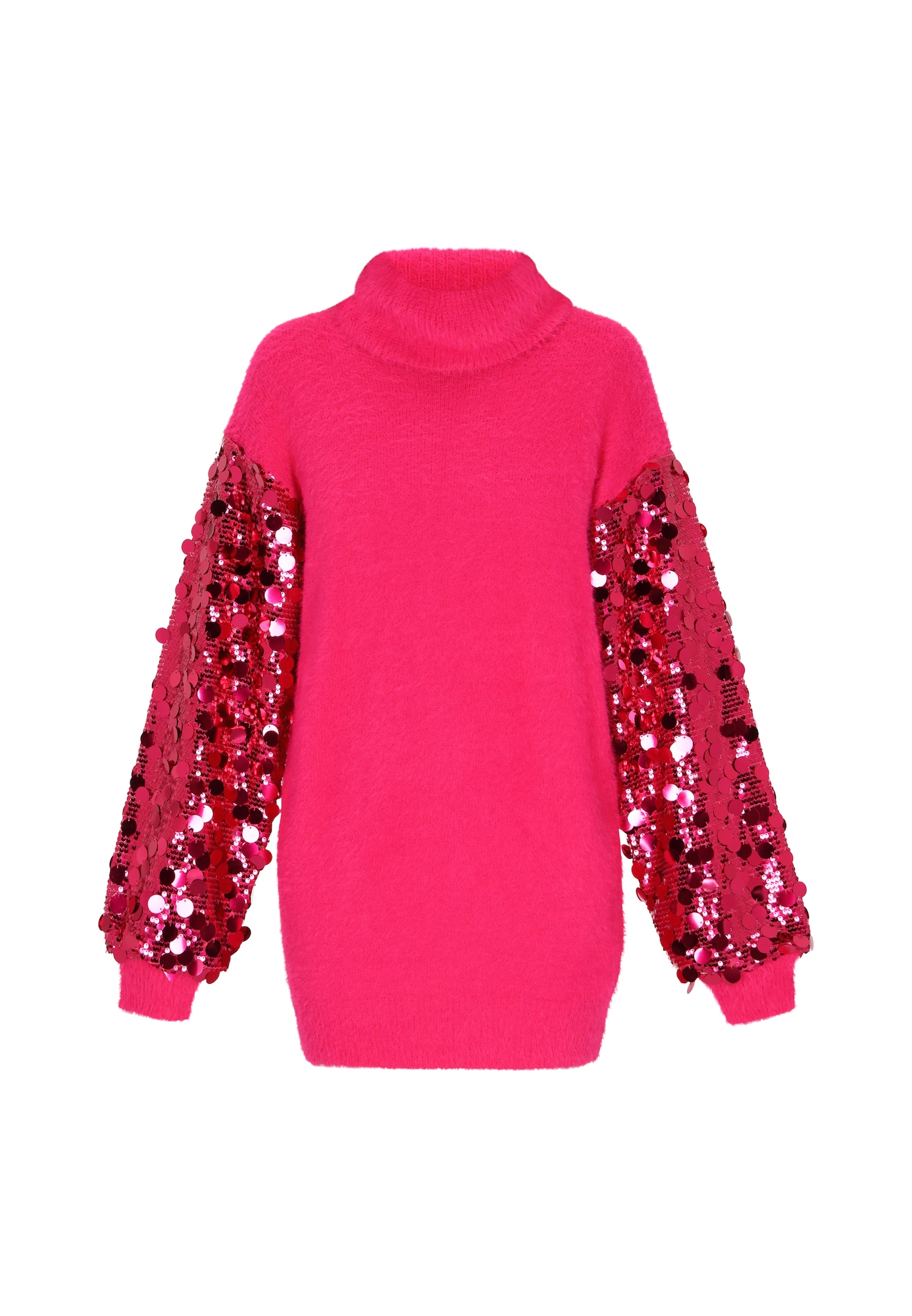 IZIA Vestido de punto  rosa