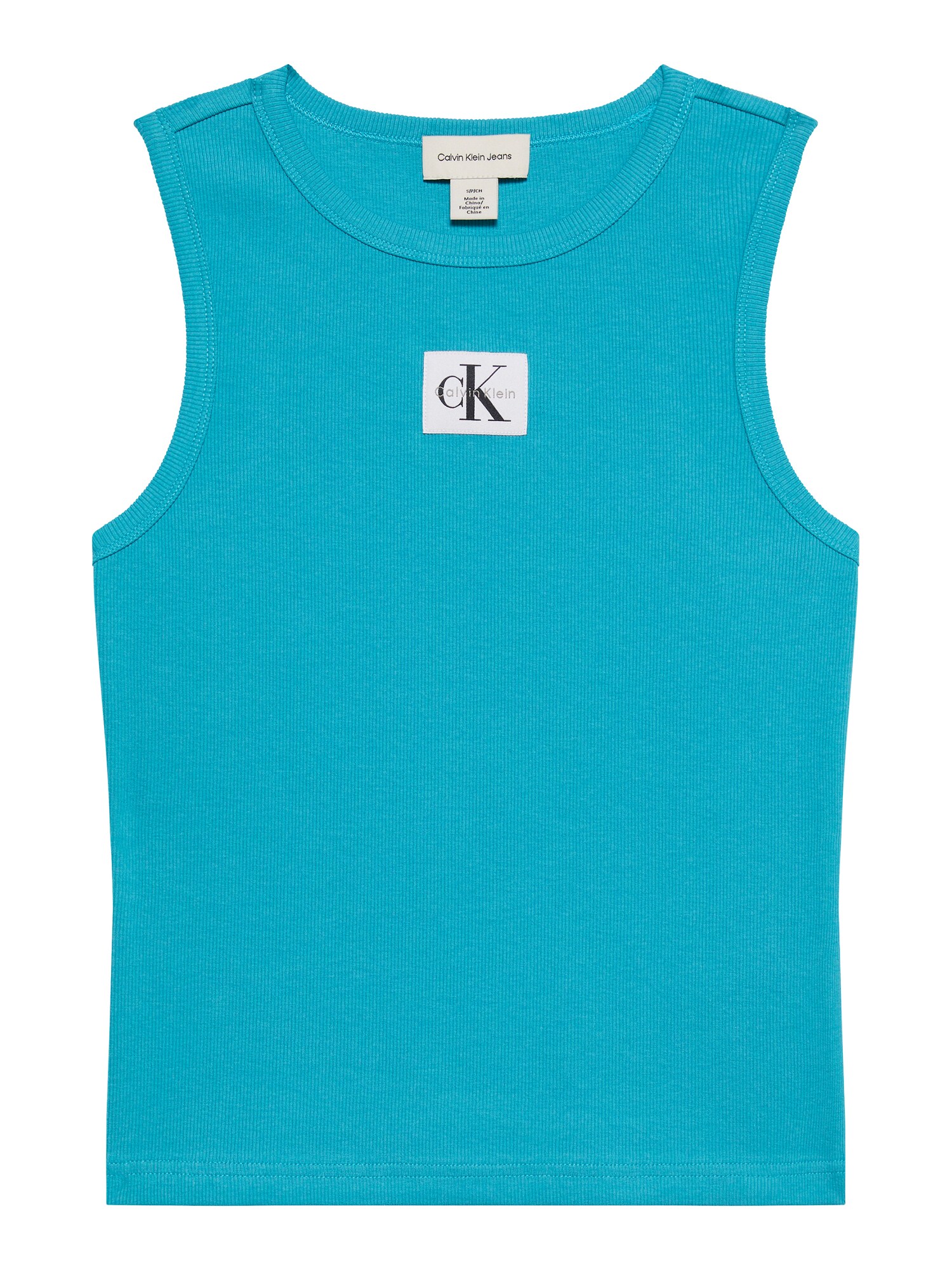 Calvin Klein Jeans Top  türkiz / fekete / fehér akciós termékkép 1