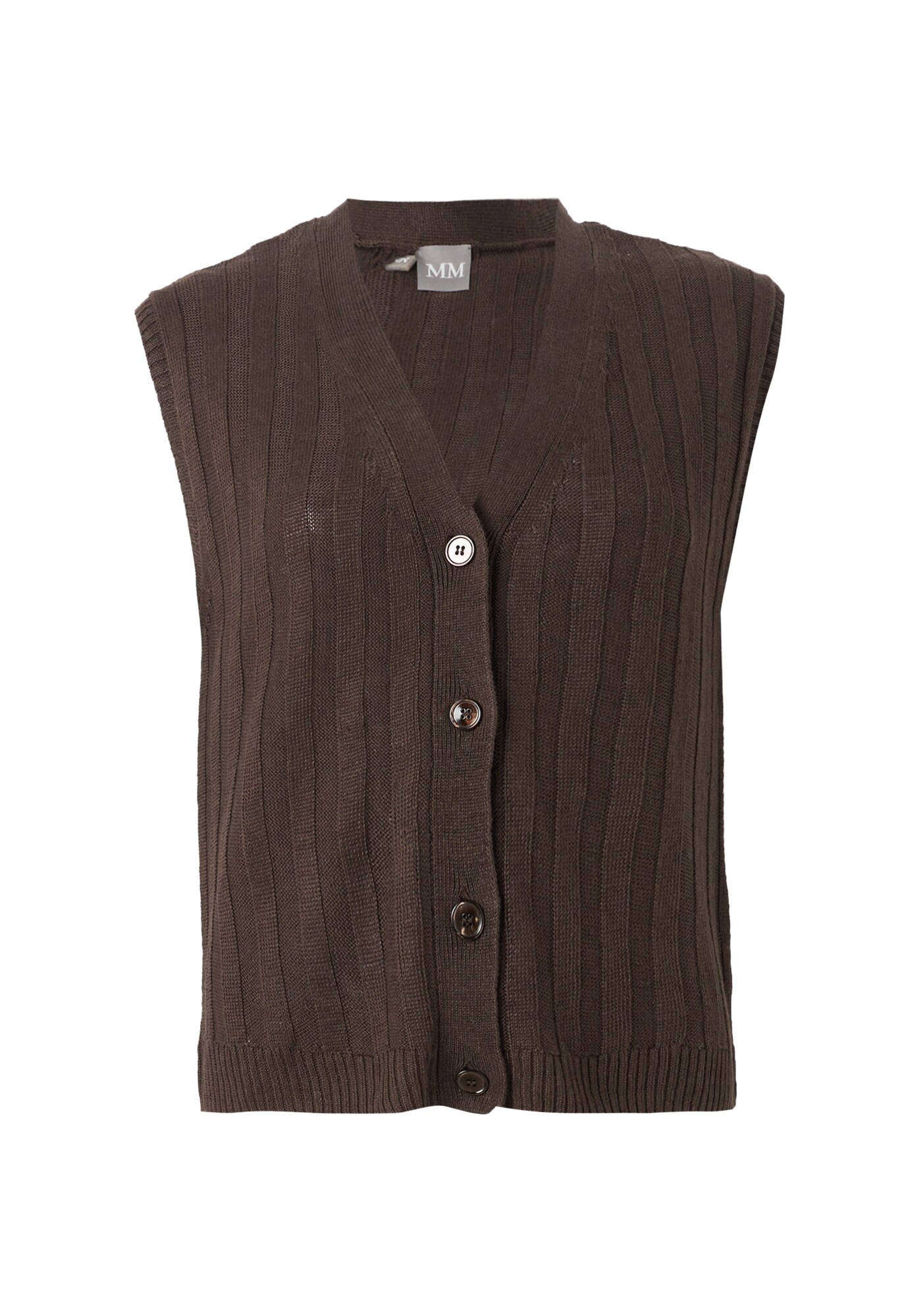 MM by Max Mara Vestă tricotată LRANGHI maro închis