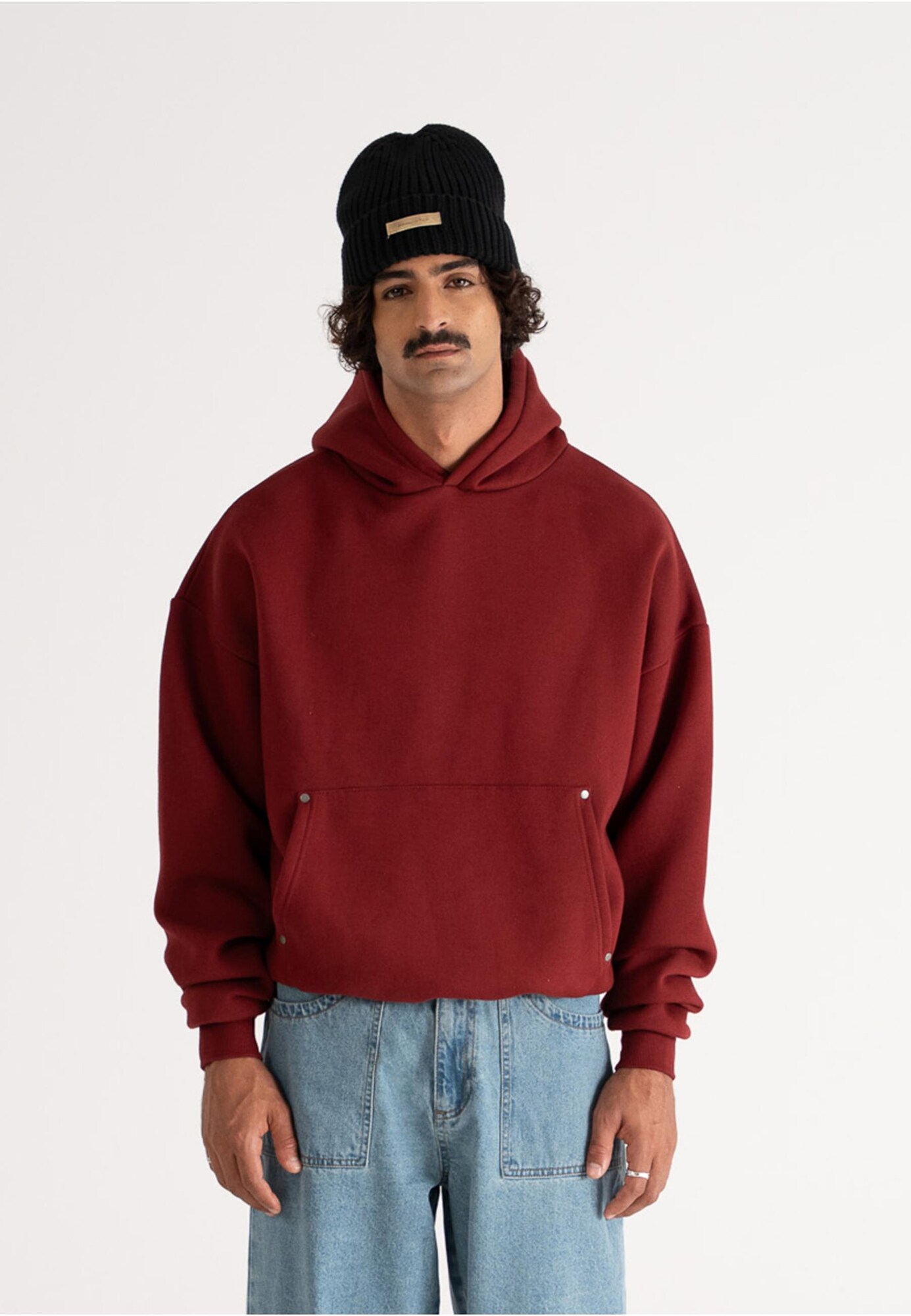 Prohibited Sweater majica 'Verdant Reverie' crvena / bijela