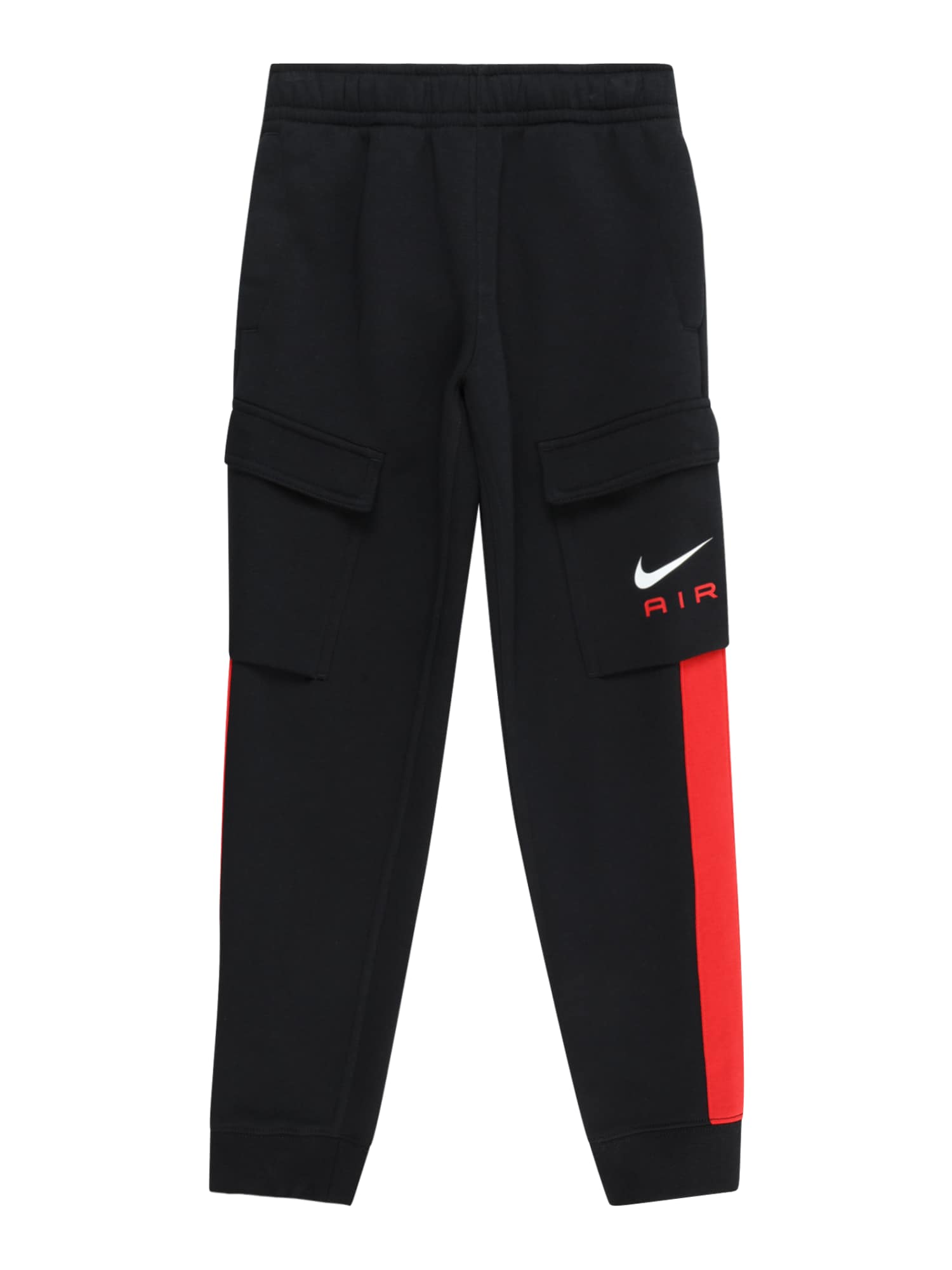 Nike Sportswear Hlače 'AIR'  crvena / crna / bijela