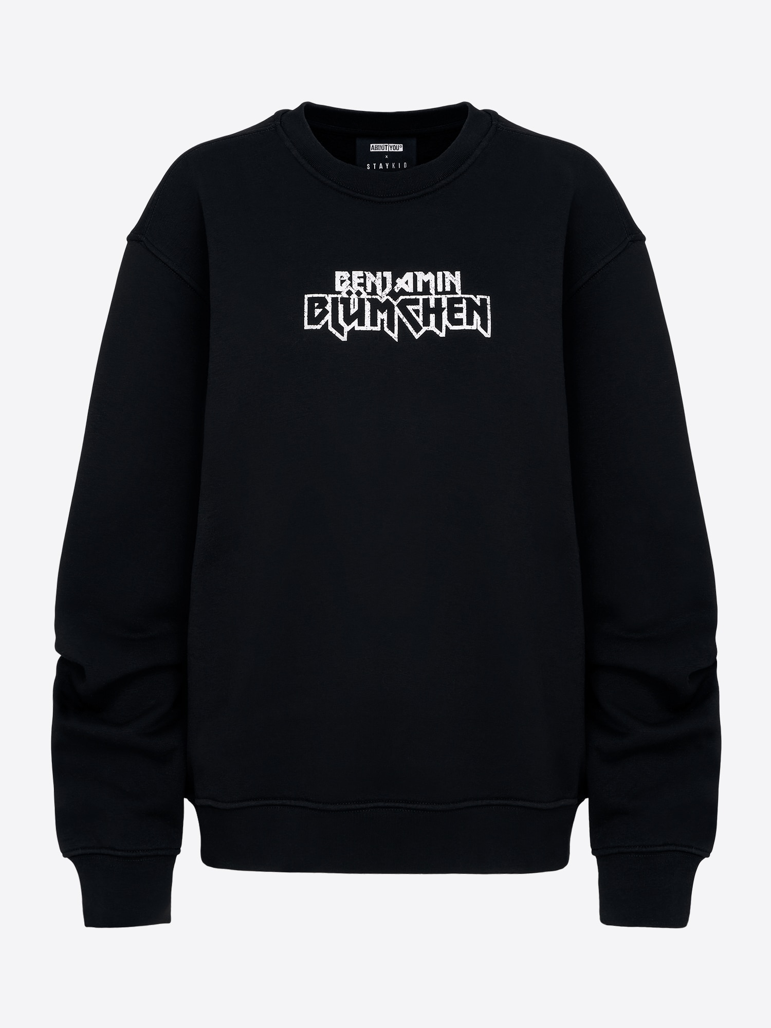 ABOUT YOU x StayKid Sweatshirt 'TÖRÖÖÖ'  preto