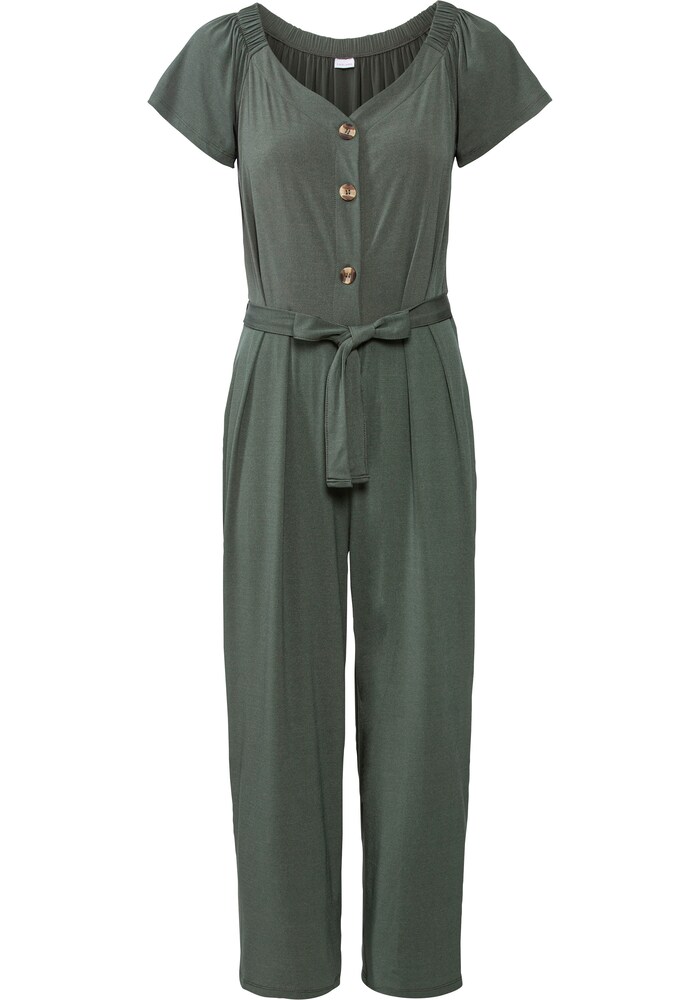 LASCANA Jumpsuit Damen Größe XL khaki
