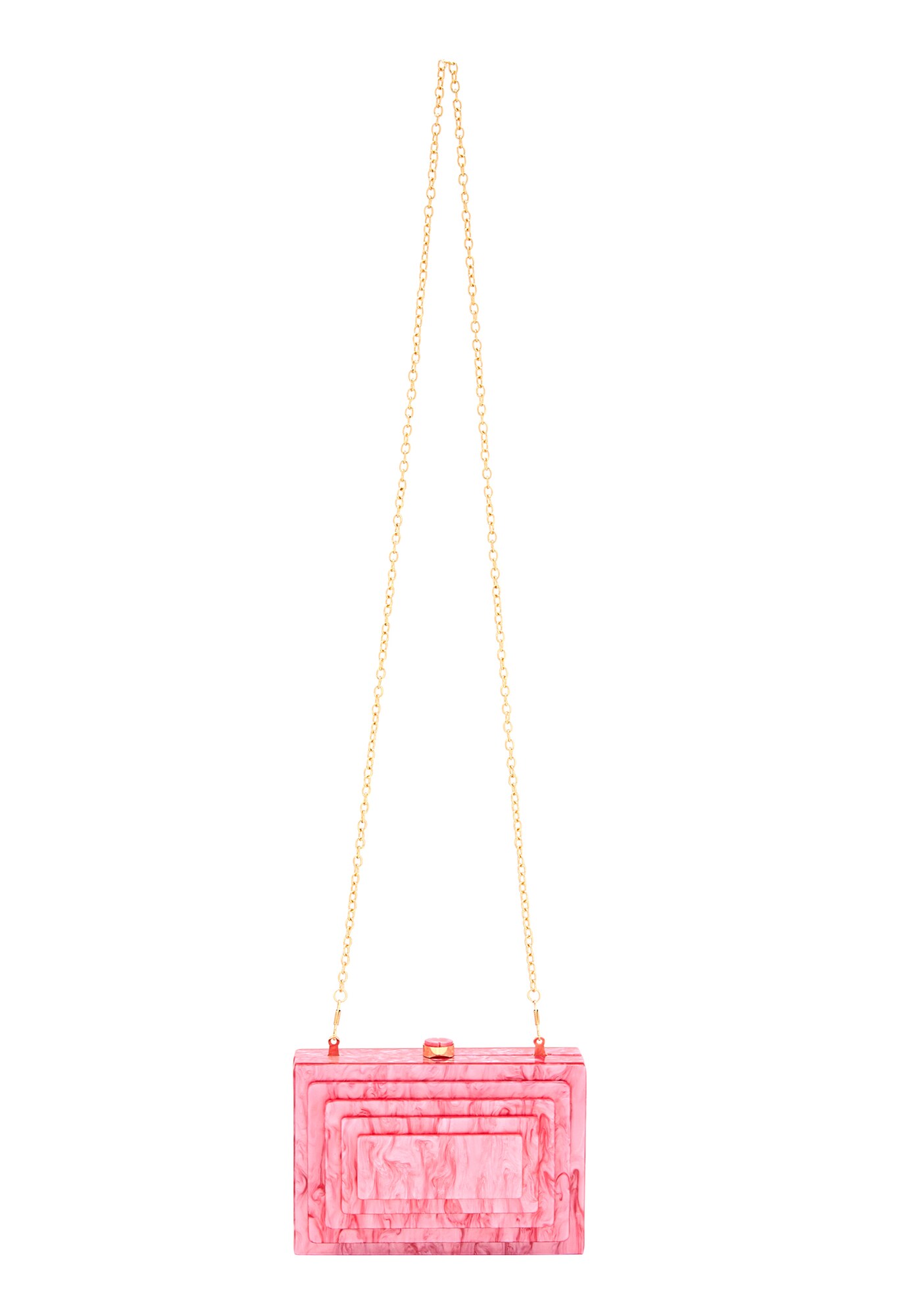 FELIPA Clutch  roz / roz închis