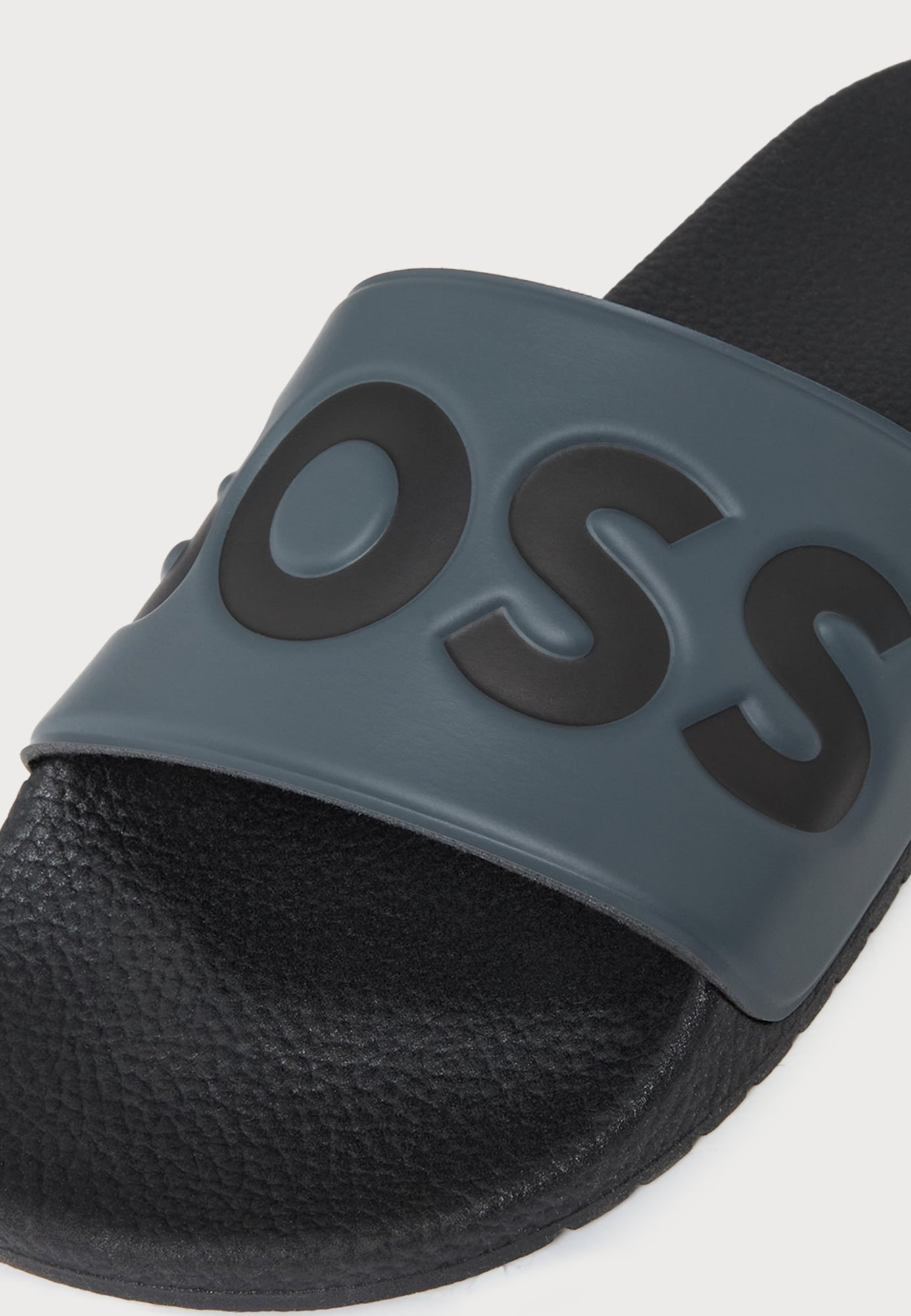 BOSS Zapatos abiertos 'Aryeh' gris oscuro / negro – imagen 2