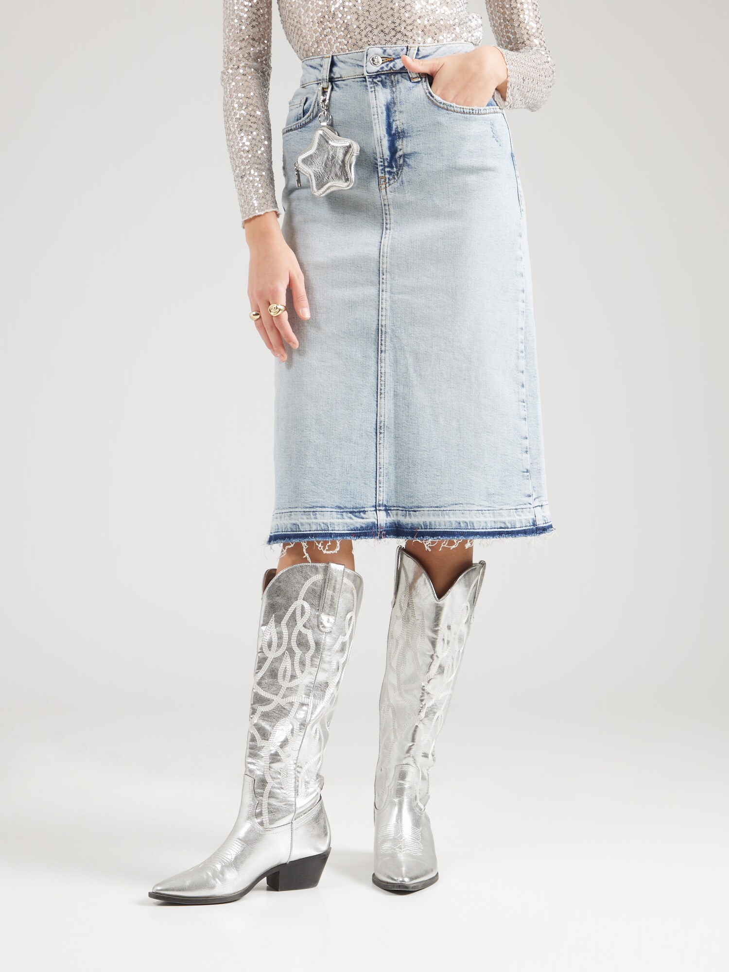 JOOP! Jeans Szoknyák 'Romy'  kék farmer termék 2. képe