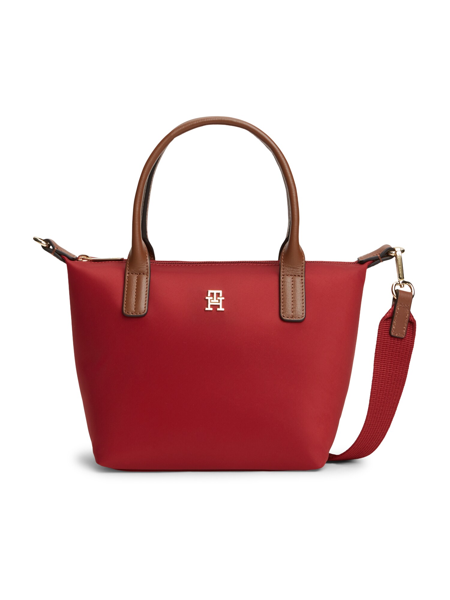 TOMMY HILFIGER Poșete POPETTE maro / roșu