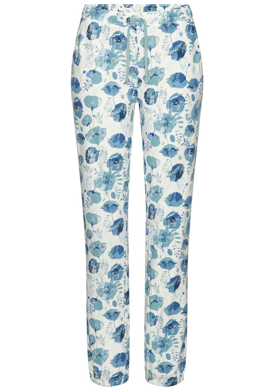 Pyjamasbyxa gentiana / cyanblå / duvblå