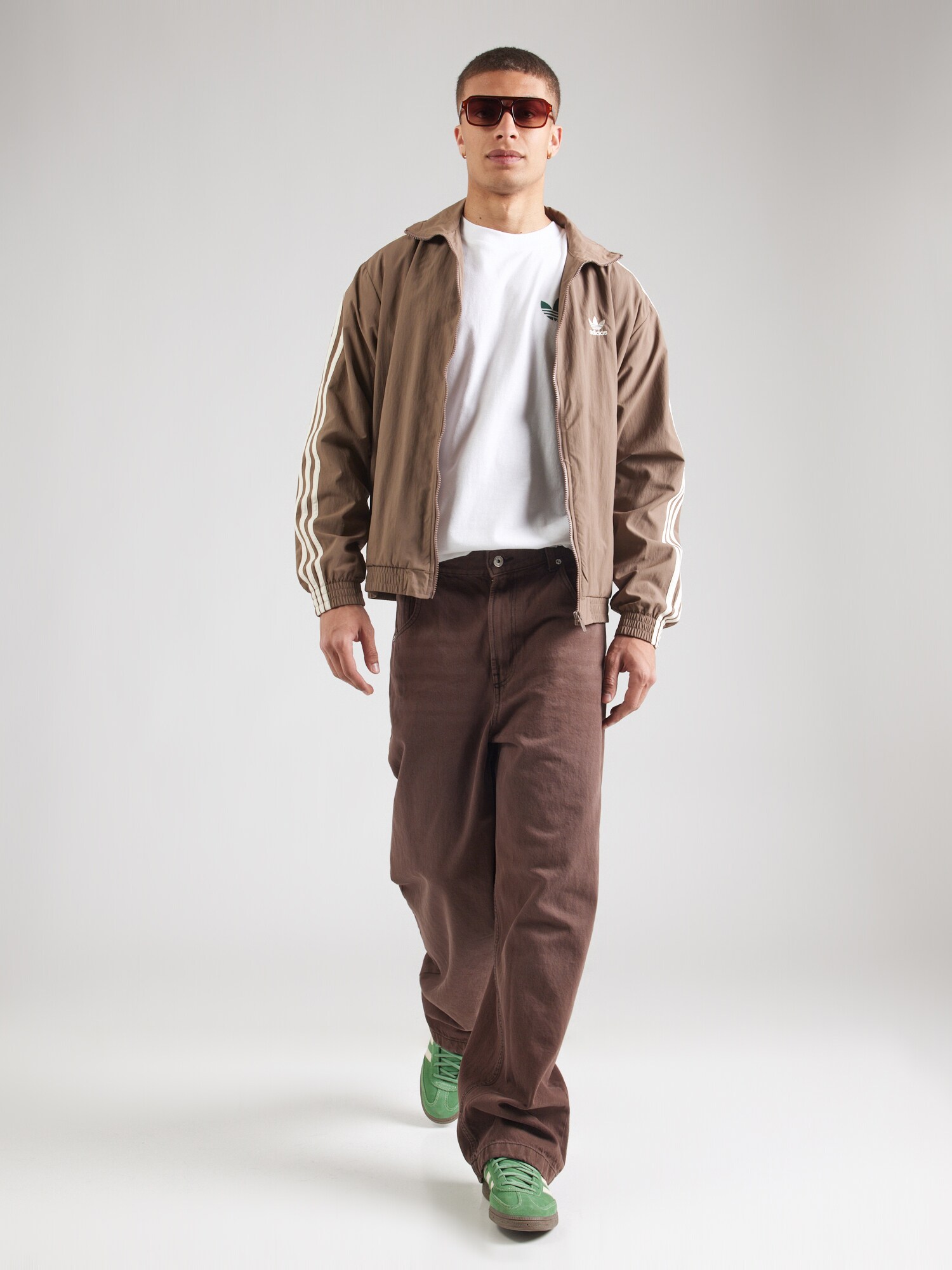 ADIDAS ORIGINALS Póló 'SPORT CLUB'  benzin / fehér termék 2. képe