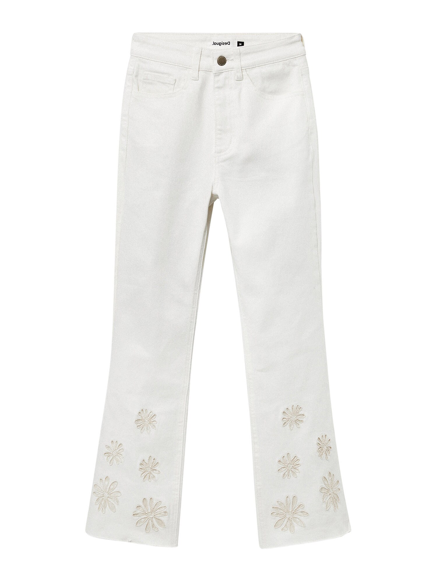 Desigual Jeans Gala  alb kitt / alb denim