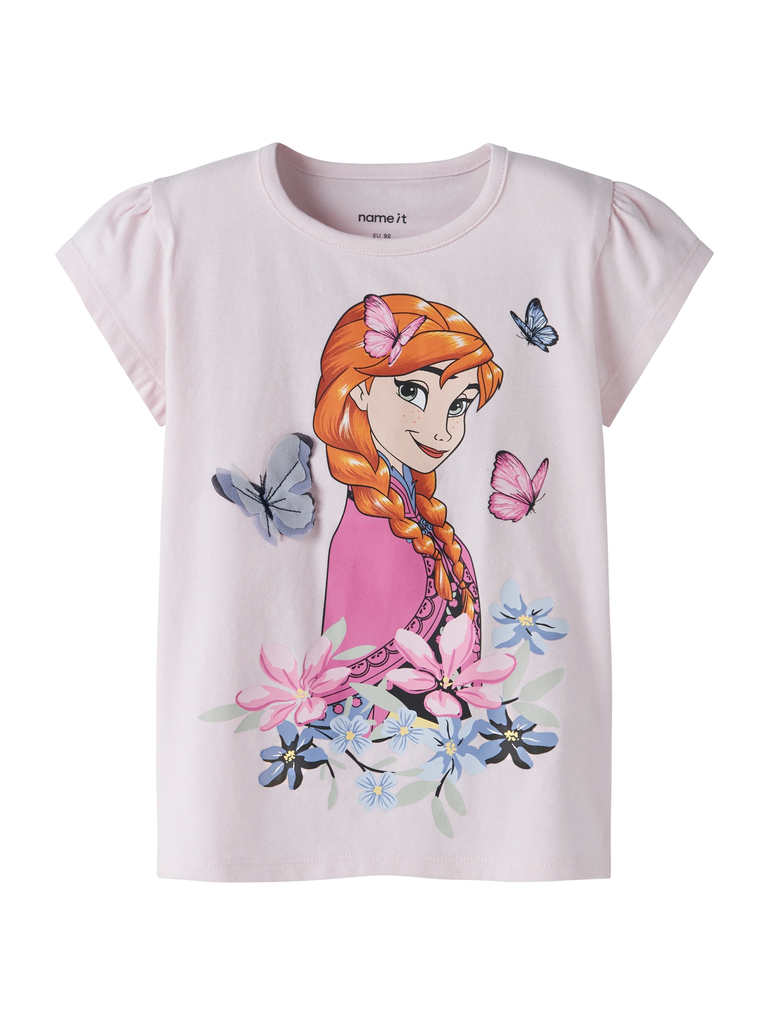 NAME IT Tricou 'NMFMERI FROZEN'  safir / portocaliu închis / roz / roz deschis