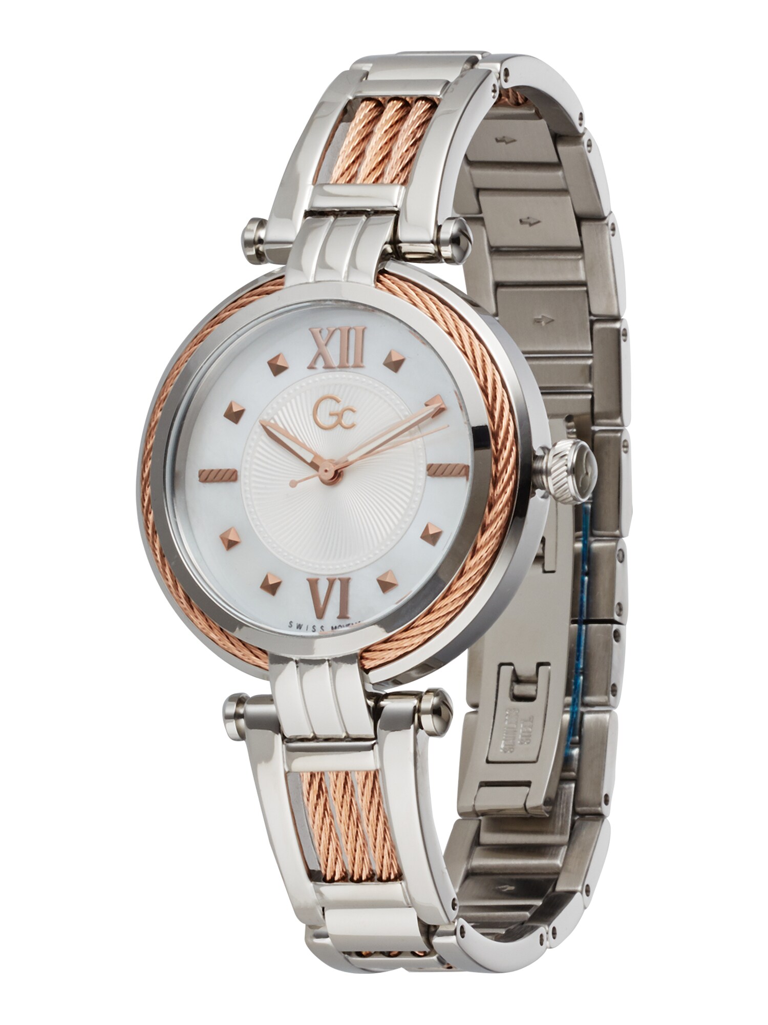 Gc Analoginis (įprastinio dizaino) laikrodis  sidabrinė / rožinio aukso spalva