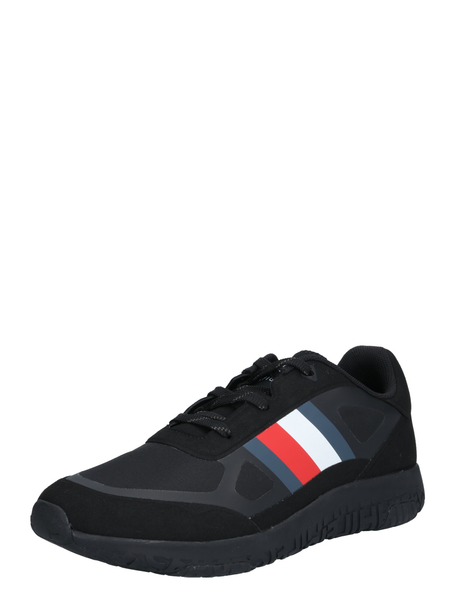 TOMMY HILFIGER Sportbačiai be auliuko  juoda / balta / melionų spalva / tamsiai mėlyna