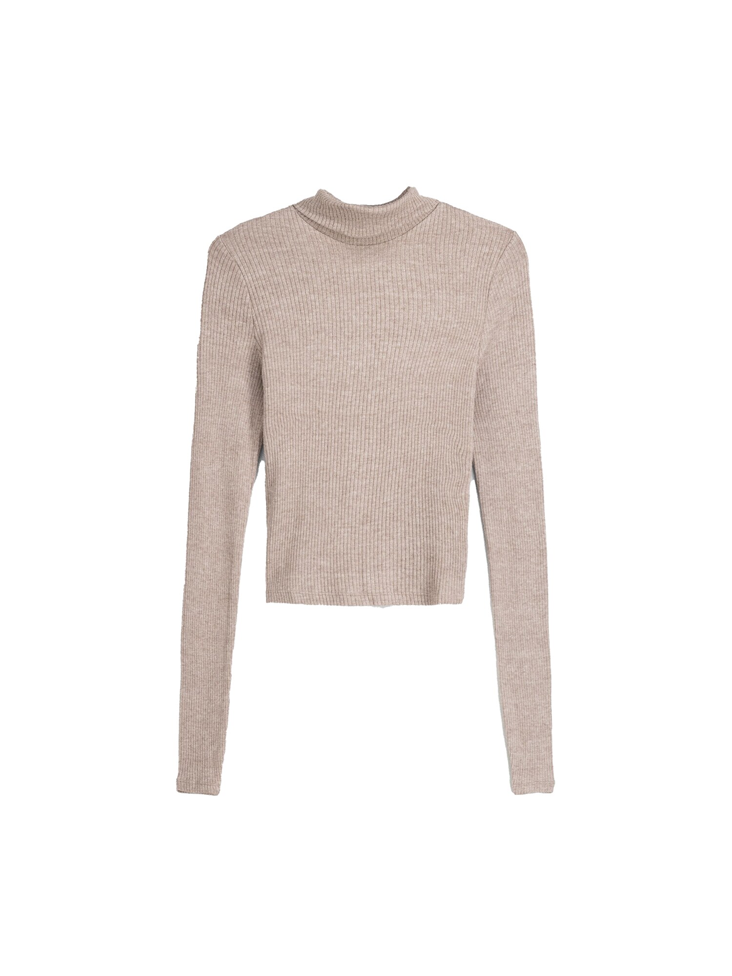 Bershka Tricou  maro cămilă