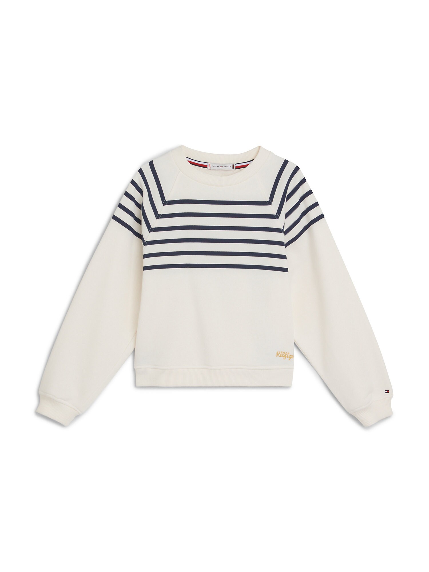 TOMMY HILFIGER Mikina 'Brennon'  námornícka modrá / zlatá žltá / červená / biela