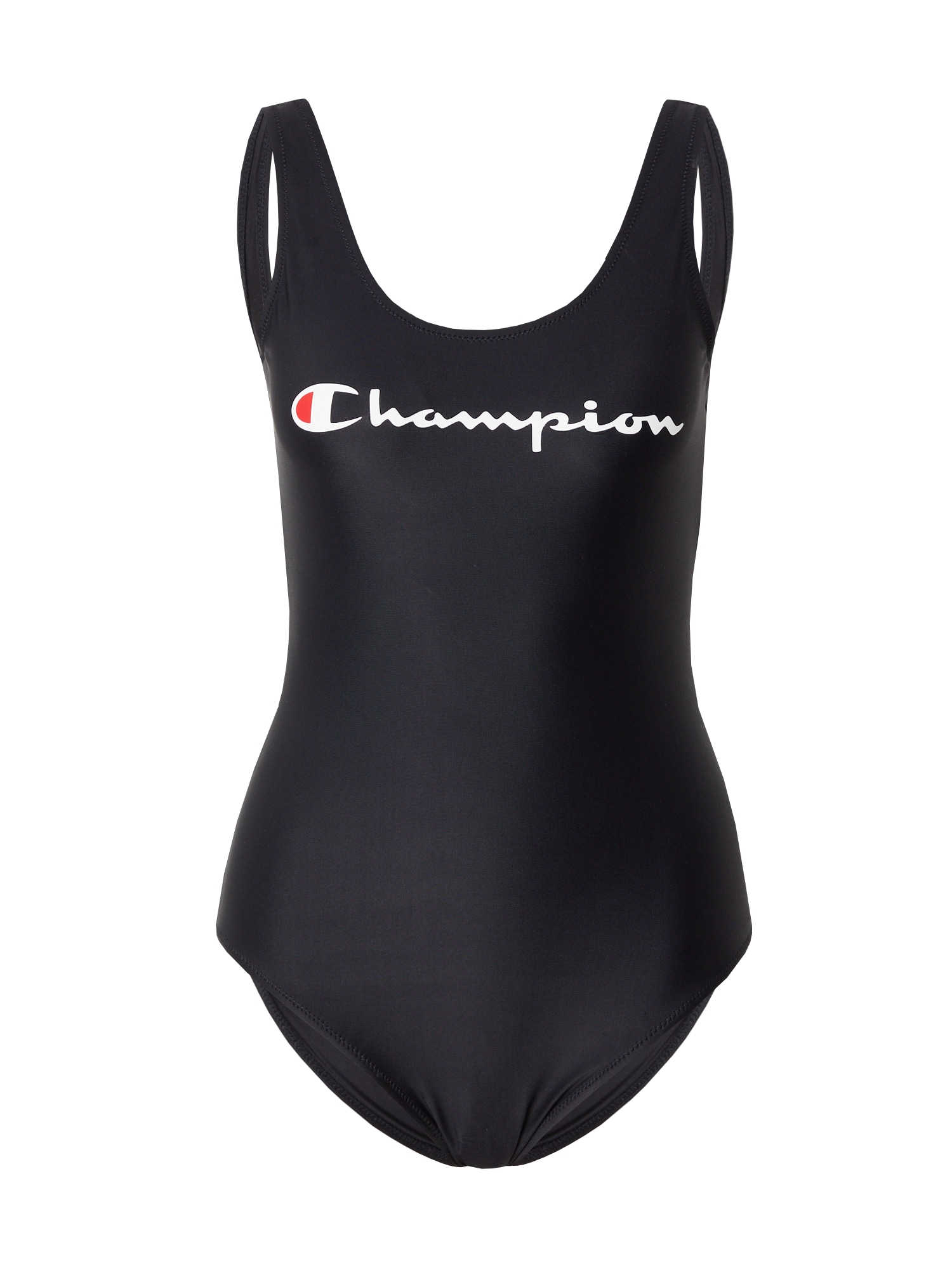Champion Authentic Athletic Apparel Jednodielne plavky  červená / čierna / biela