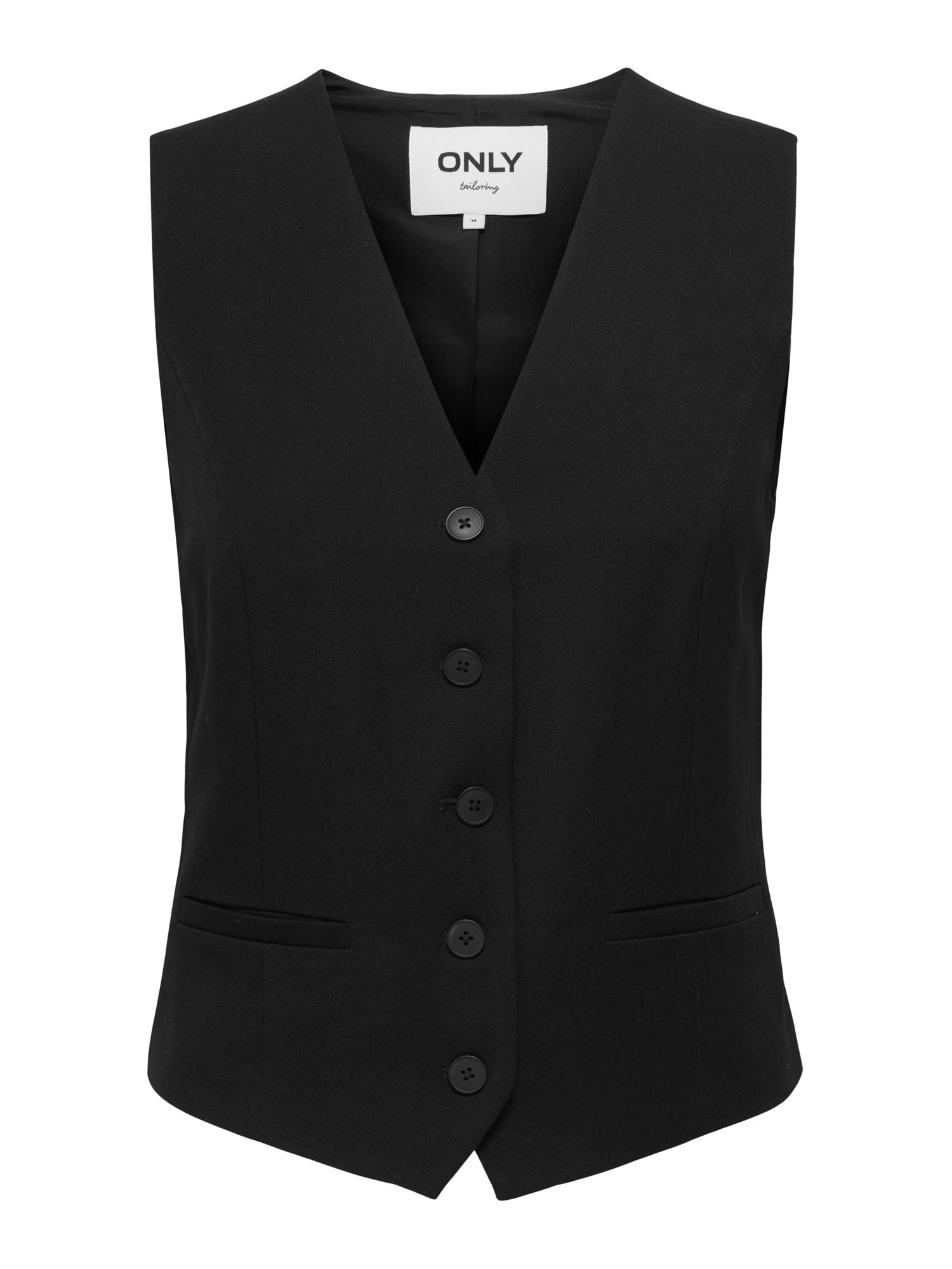 ONLY Vestă de costum  negru