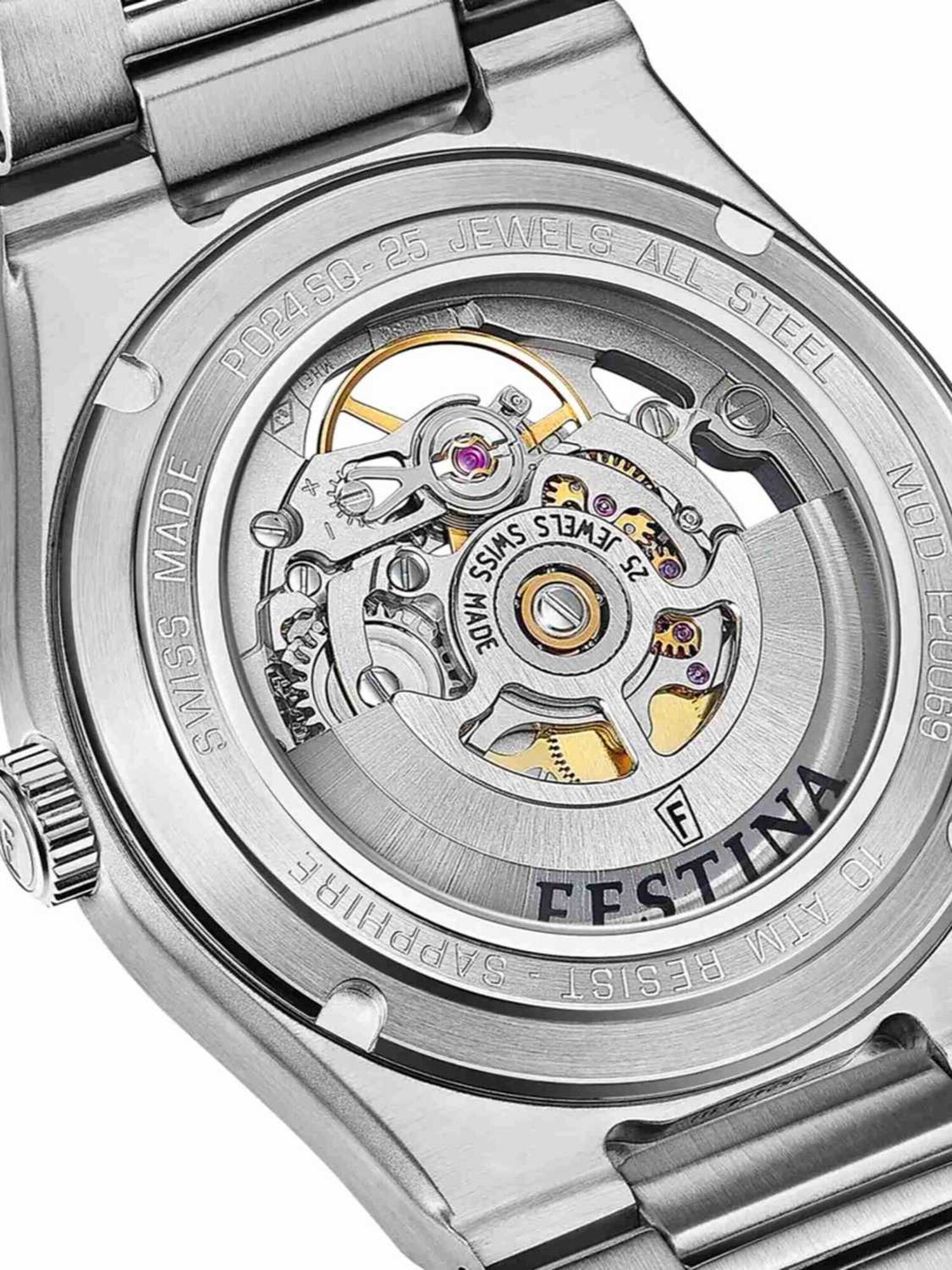 FESTINA Reloj analógico 'Swiss Made F20069' plata – imagen 3