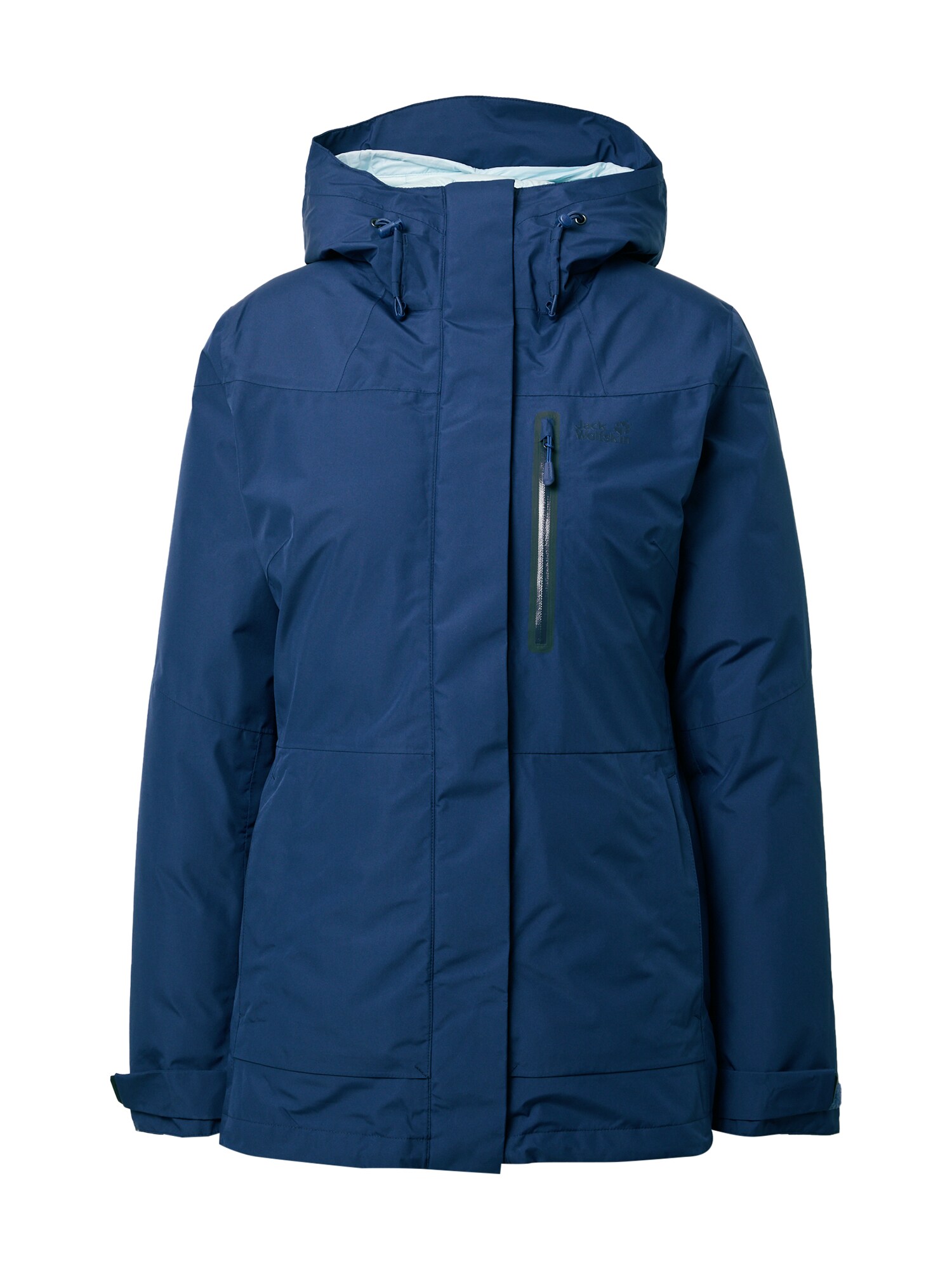 JACK WOLFSKIN Laisvalaikio striukė 'NORTH'  mėlyna