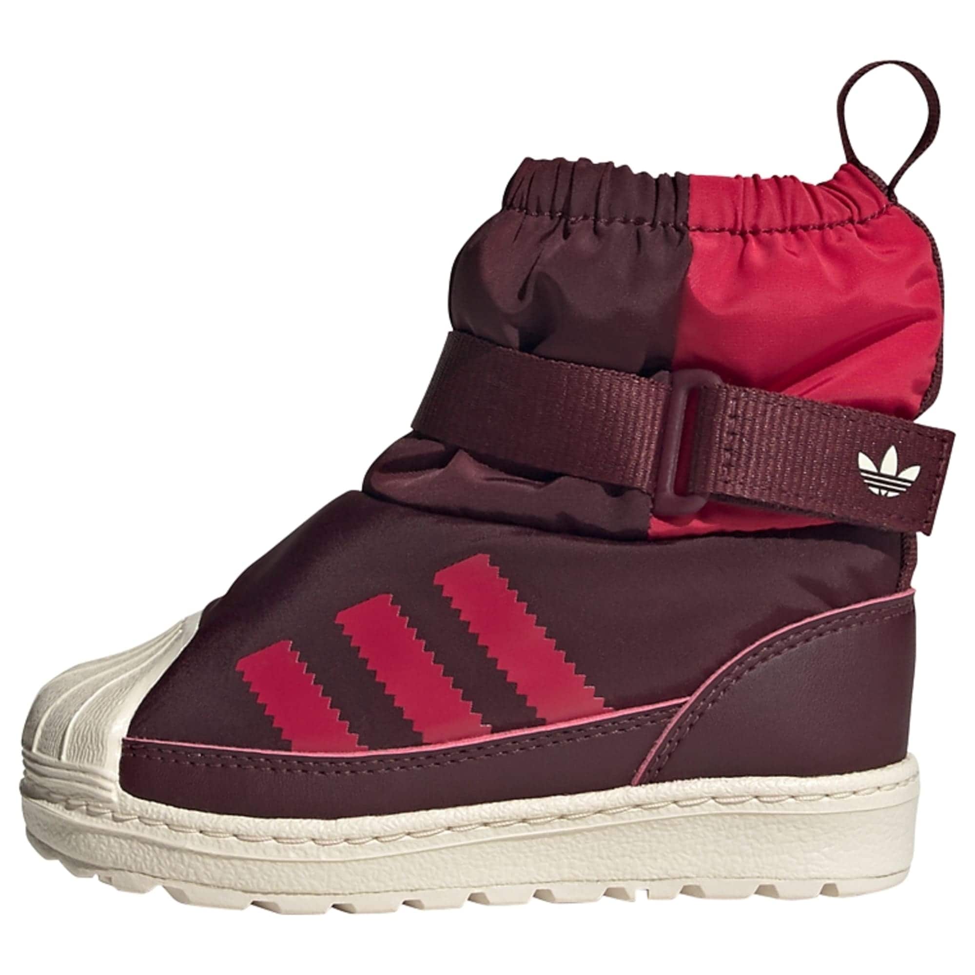 ADIDAS ORIGINALS Bocanci de zăpadă Superstar 360  castaniu / roșu / alb