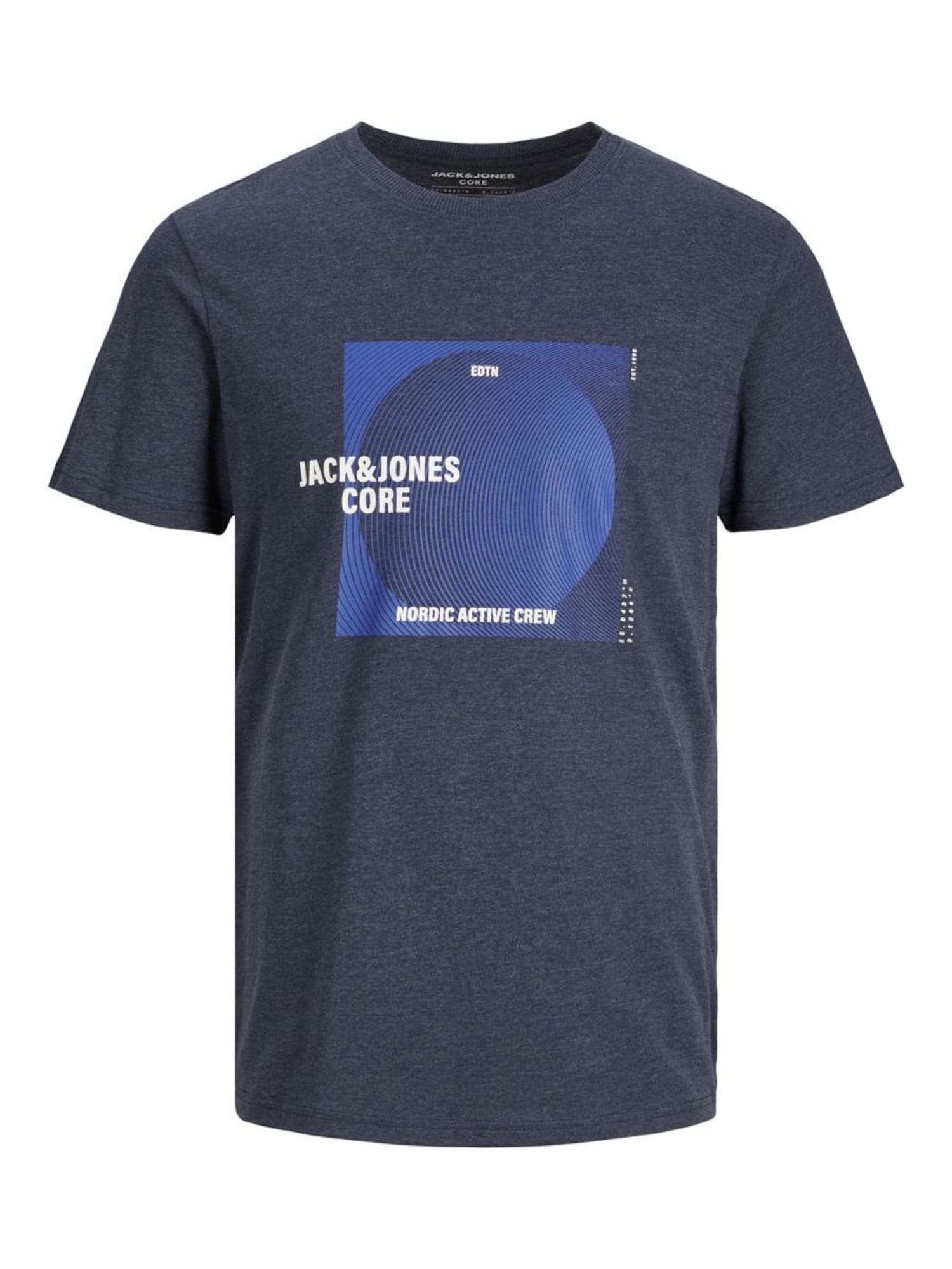 Jack & Jones Junior Тениска  синьо / бяло