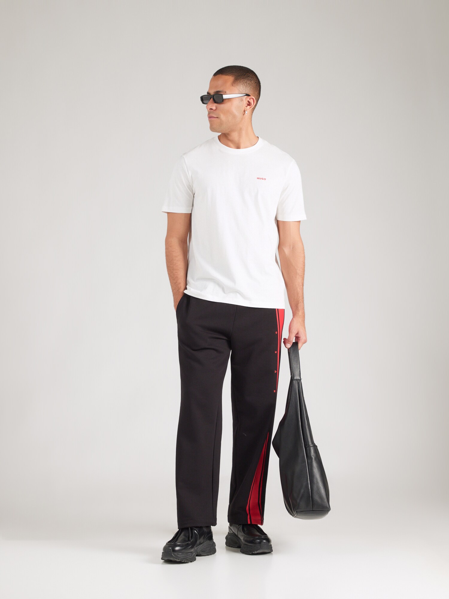 HUGO Pantalón 'Demsipant'  melón / negro – imagen 4