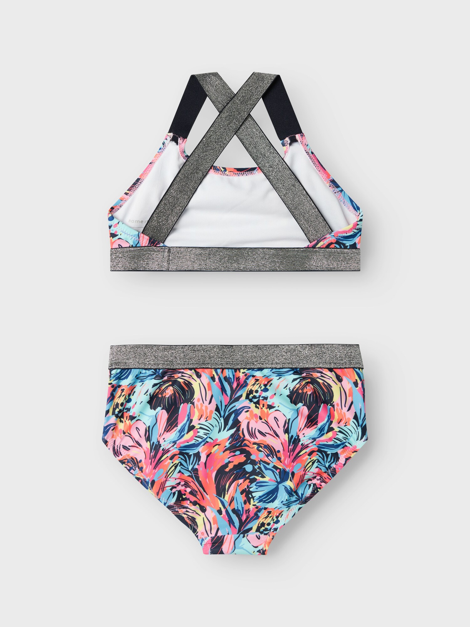NAME IT Bikini 'NKFZISLAS'  tengerészkék / világoskék / sárga / rózsaszín termék 2. képe