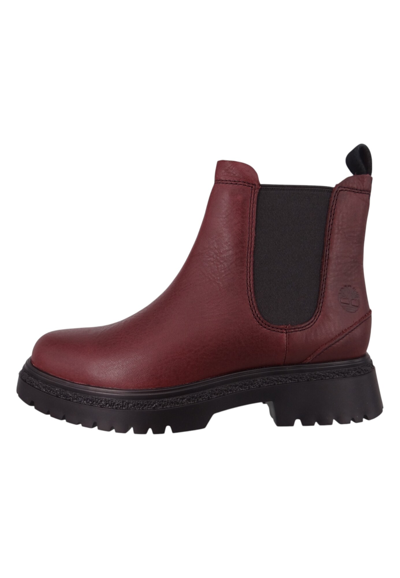 TIMBERLAND Ghete chelsea  roșu merlot / negru