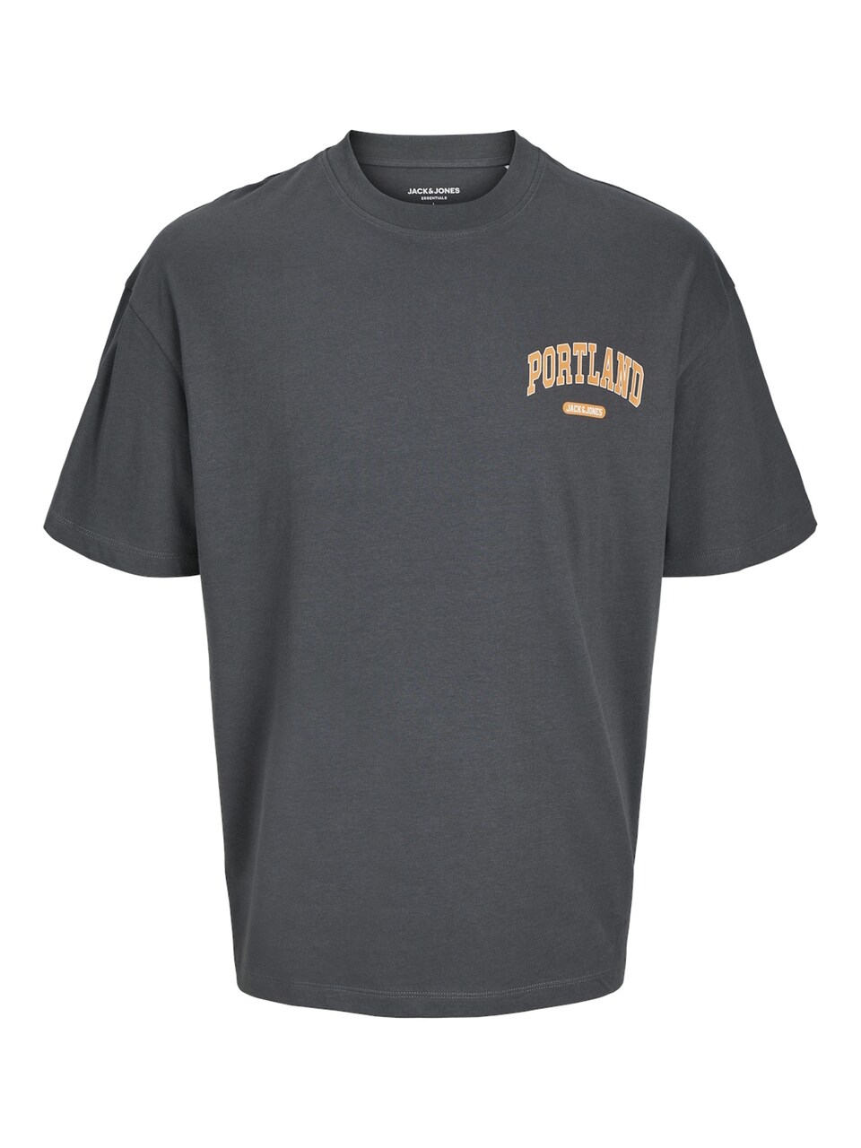 T-shirt 'Bradley' grafit / orange