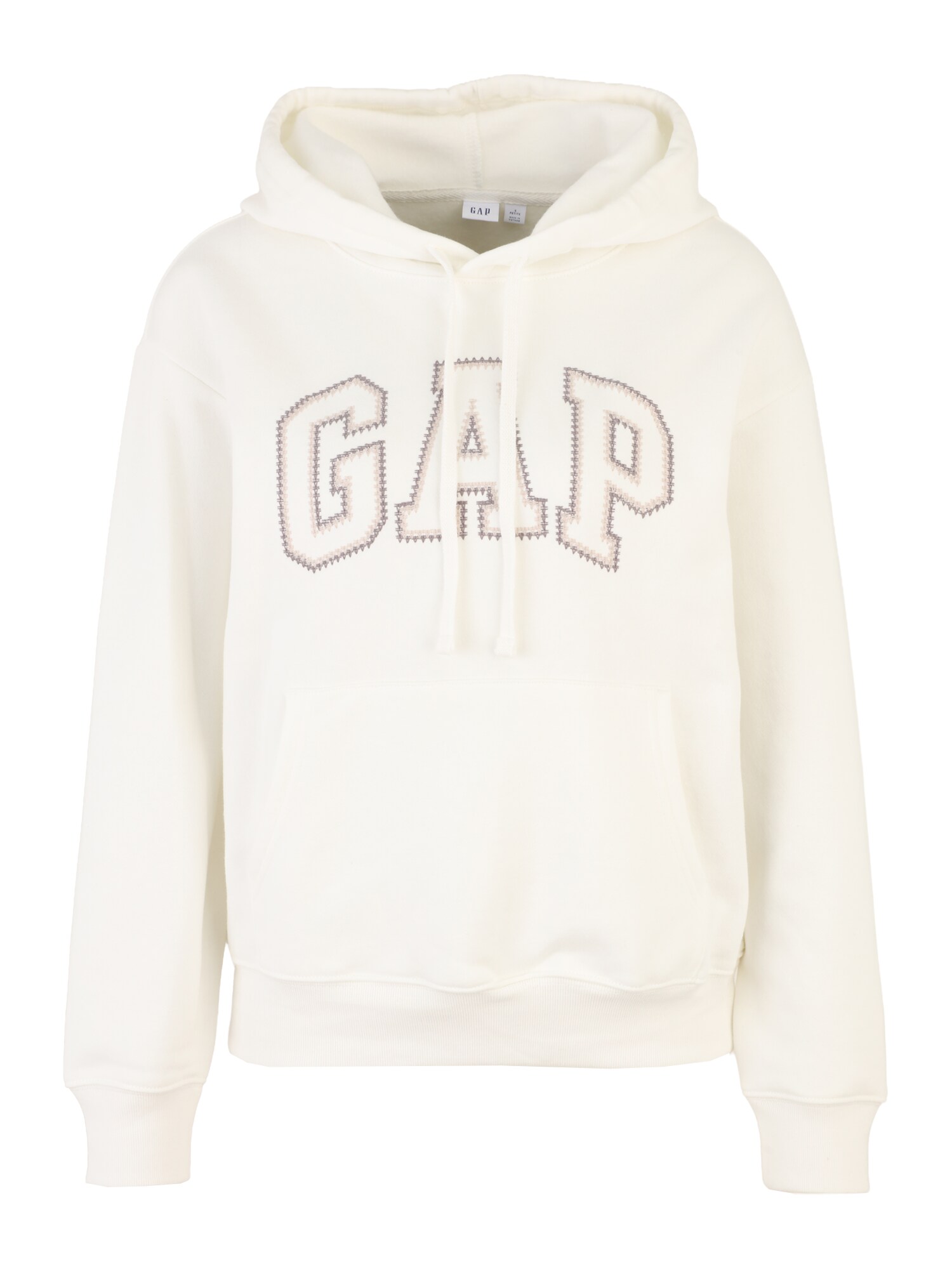 Gap Tall Bluză de molton 'HERITAGE'  bej / bej închis / alb