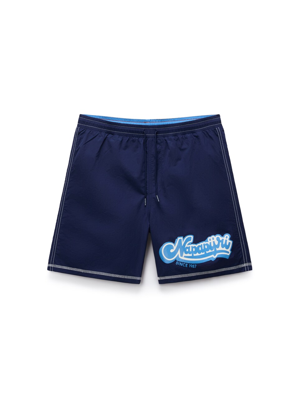 Badshorts 'V-Zinc' marinblå / himmelsblå