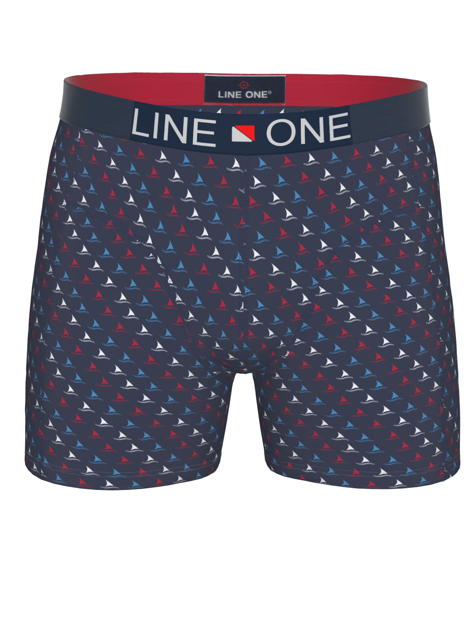 Boxershorts 'Line One Herren Boxershort "Digital" bedruckt'