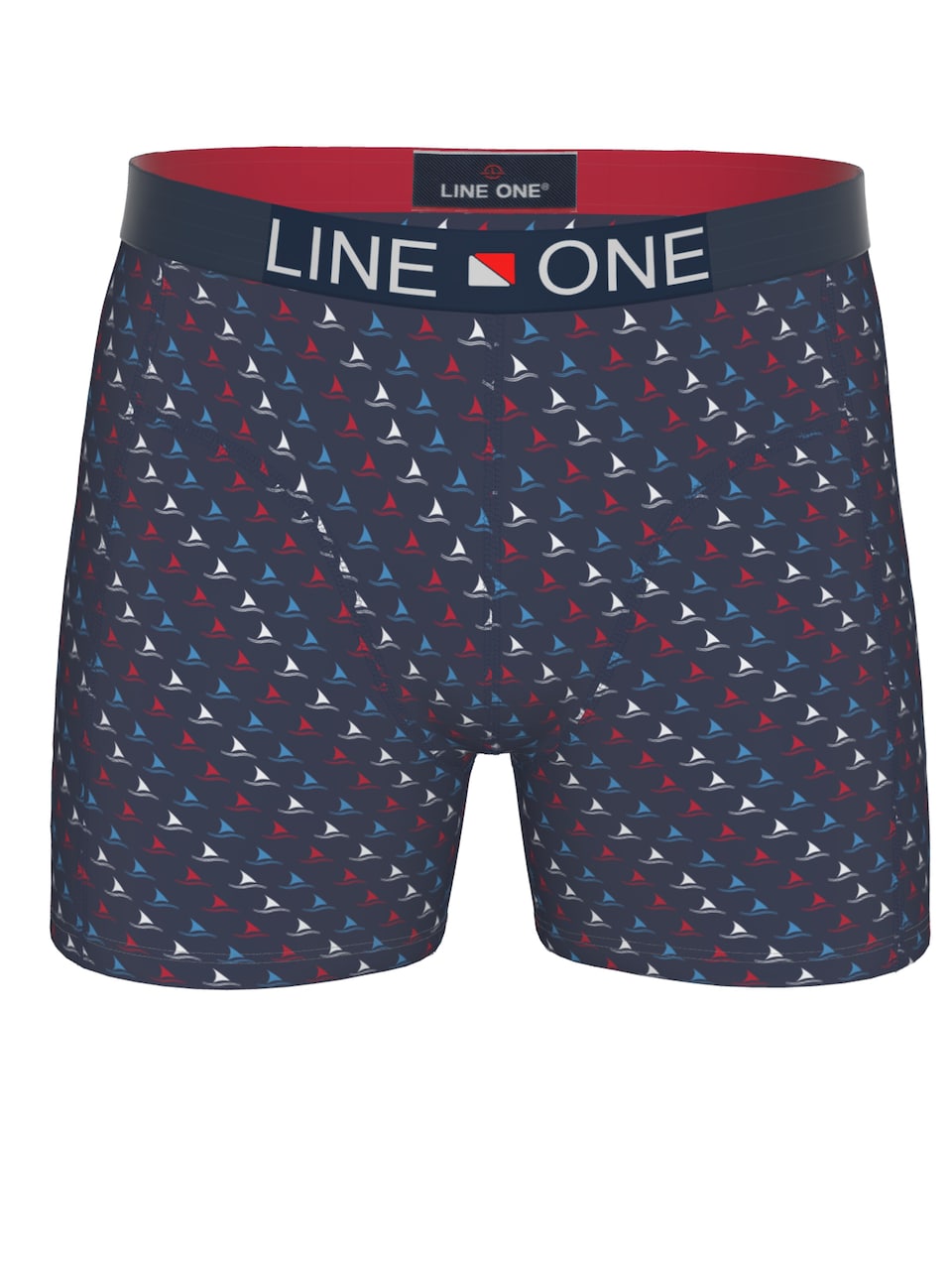 Boxershorts 'Line One Herren Boxershort "Digital" bedruckt'