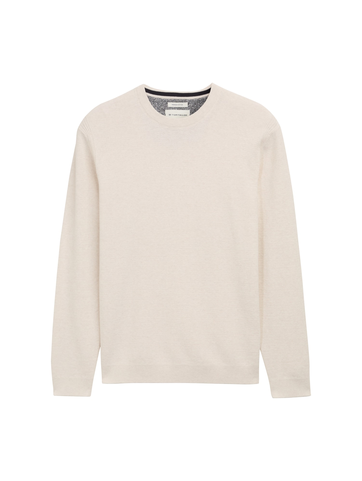 TOM TAILOR Pulover  alb lână