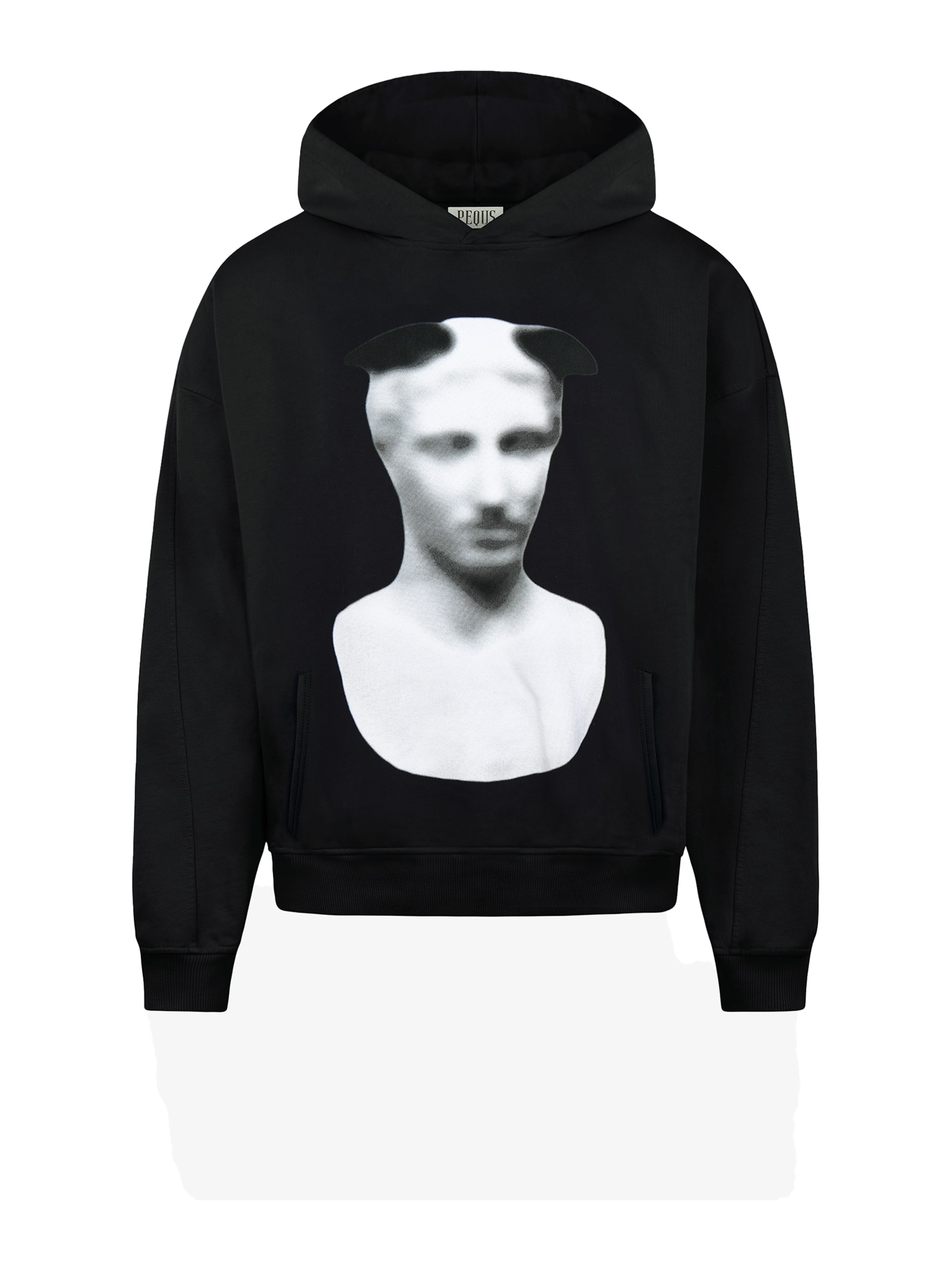 Pequs Sweatshirt  cinzento / preto / branco