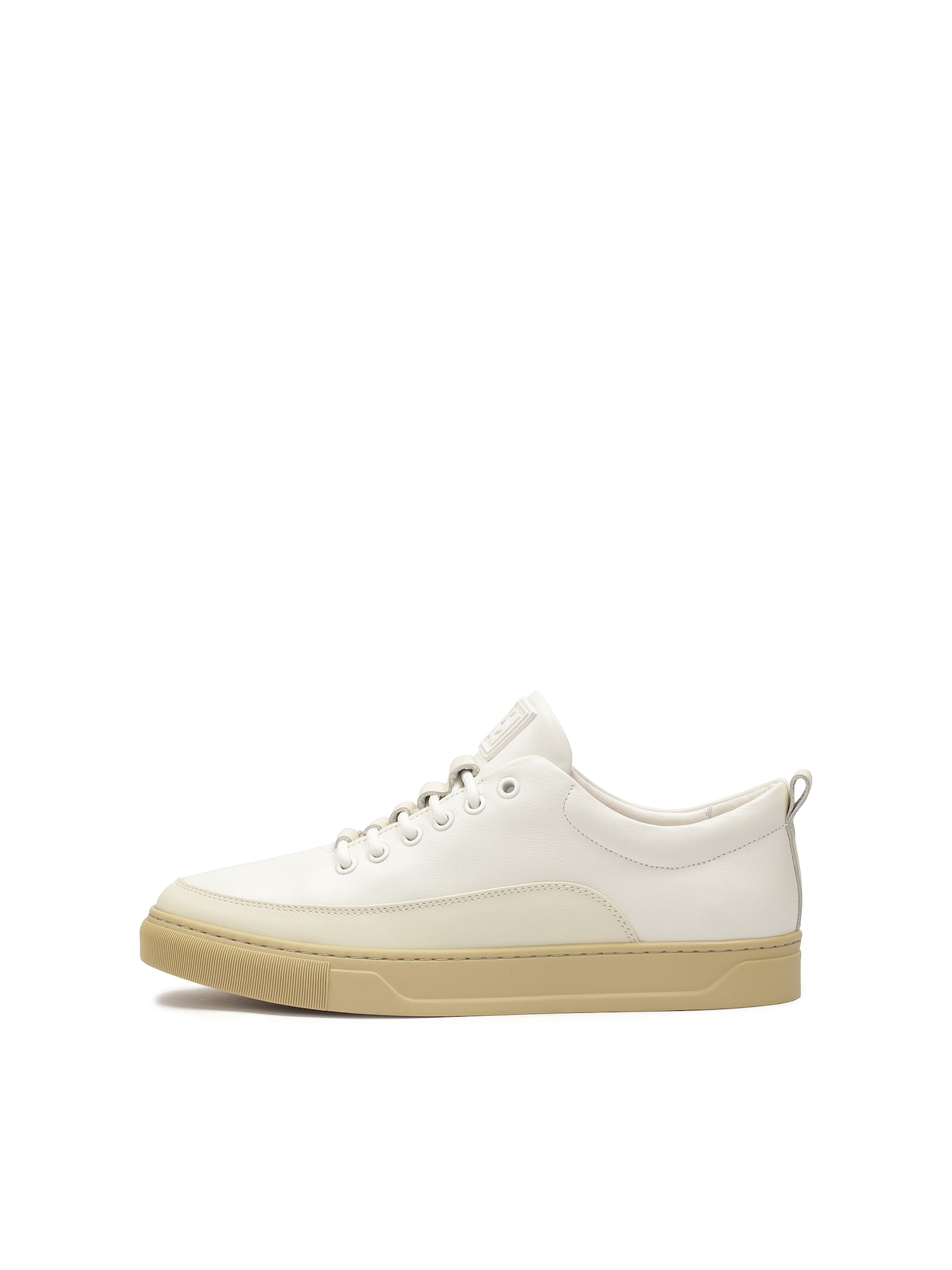 Kazar Sneaker low  alb murdar