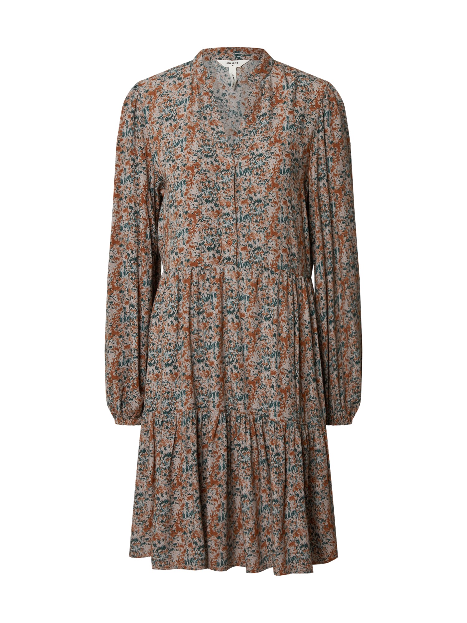 OBJECT Suknelė 'Klara'  ruda / oranžinė / kremo