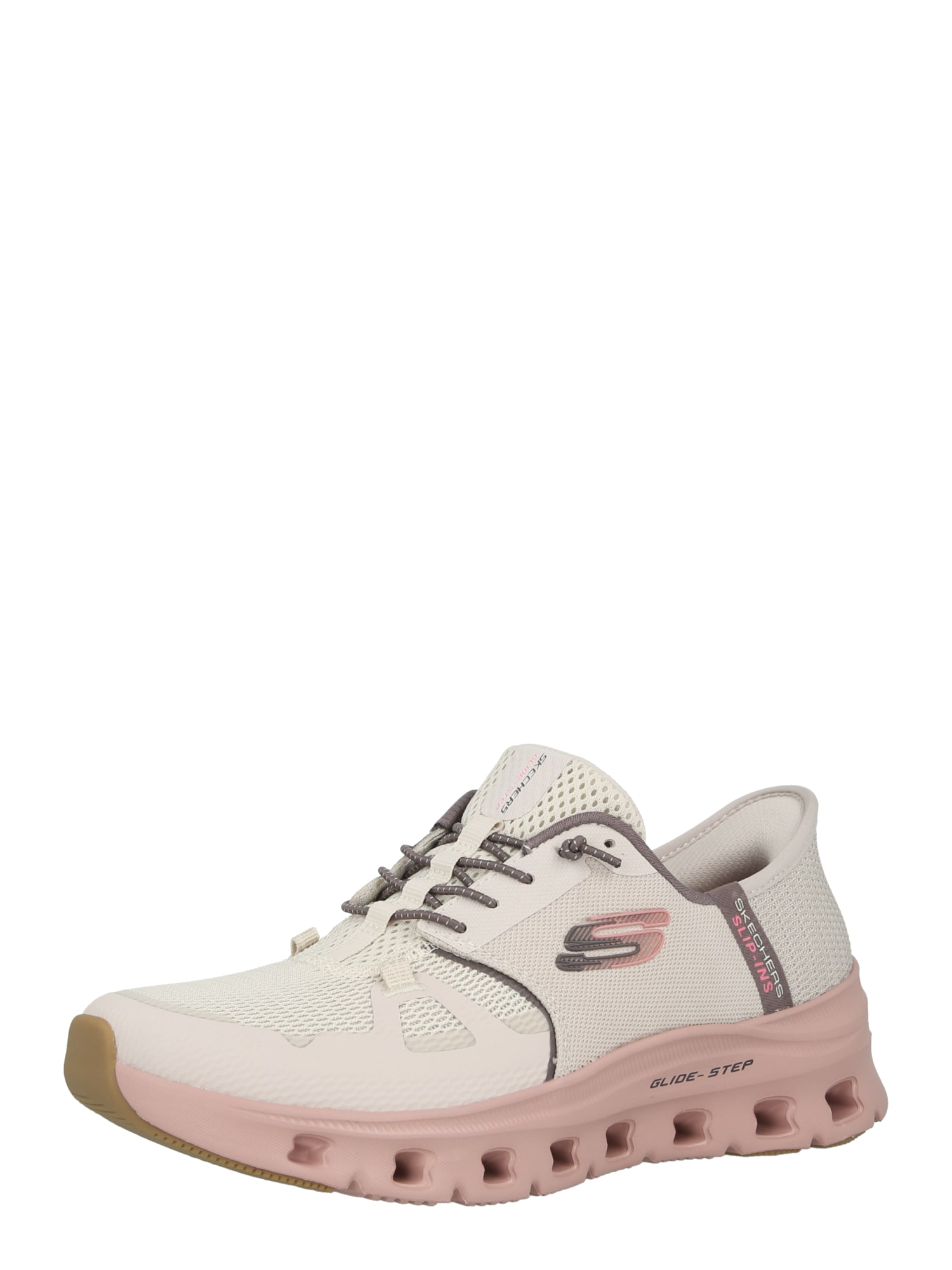 SKECHERS Papuci de casă GLIDE-STEP PRO  gri taupe / grej / roz