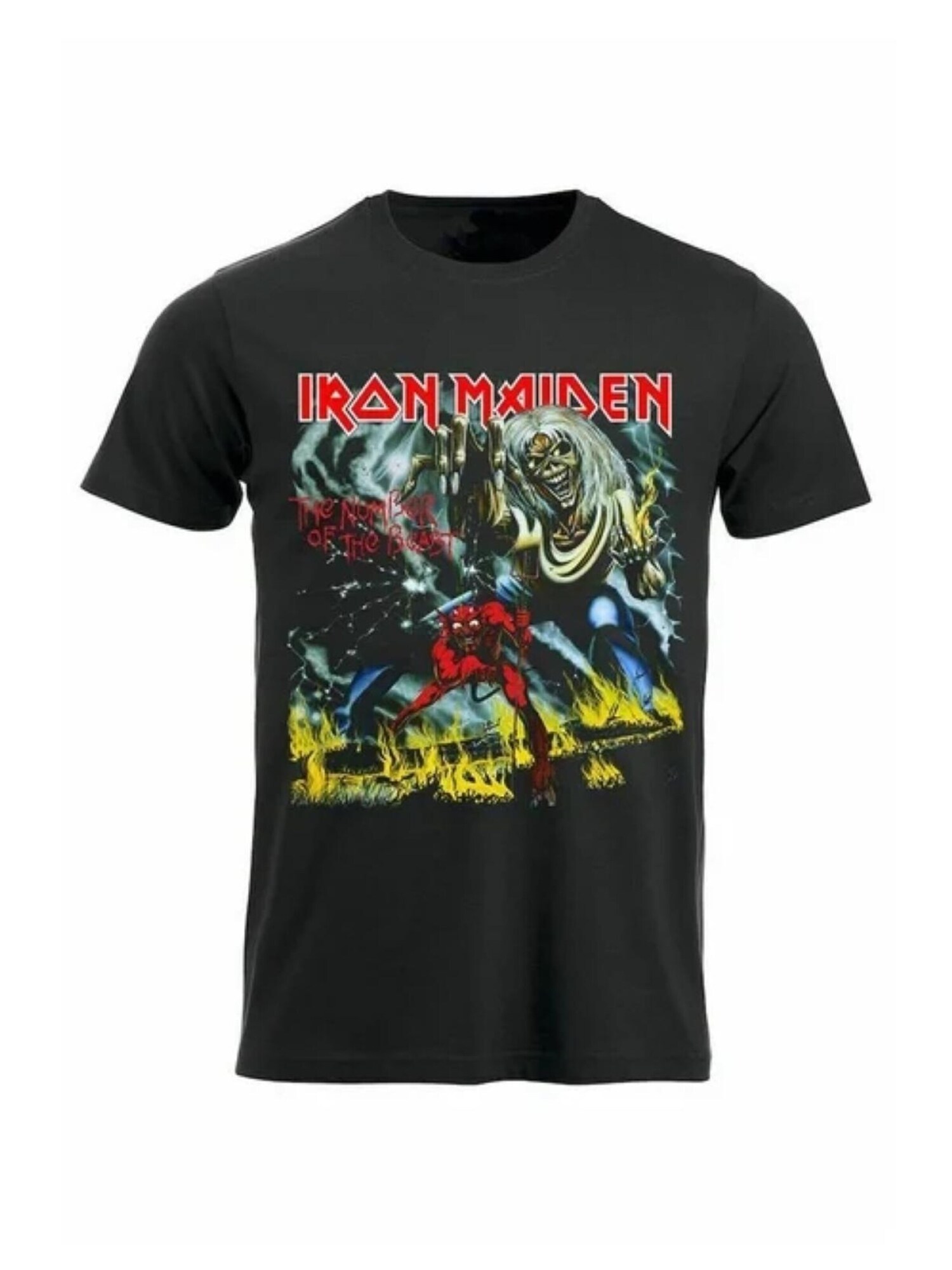 Iron Maiden Camiseta 'Iron Maiden Number of the beast  T-Shirt'  negro – imagen 4