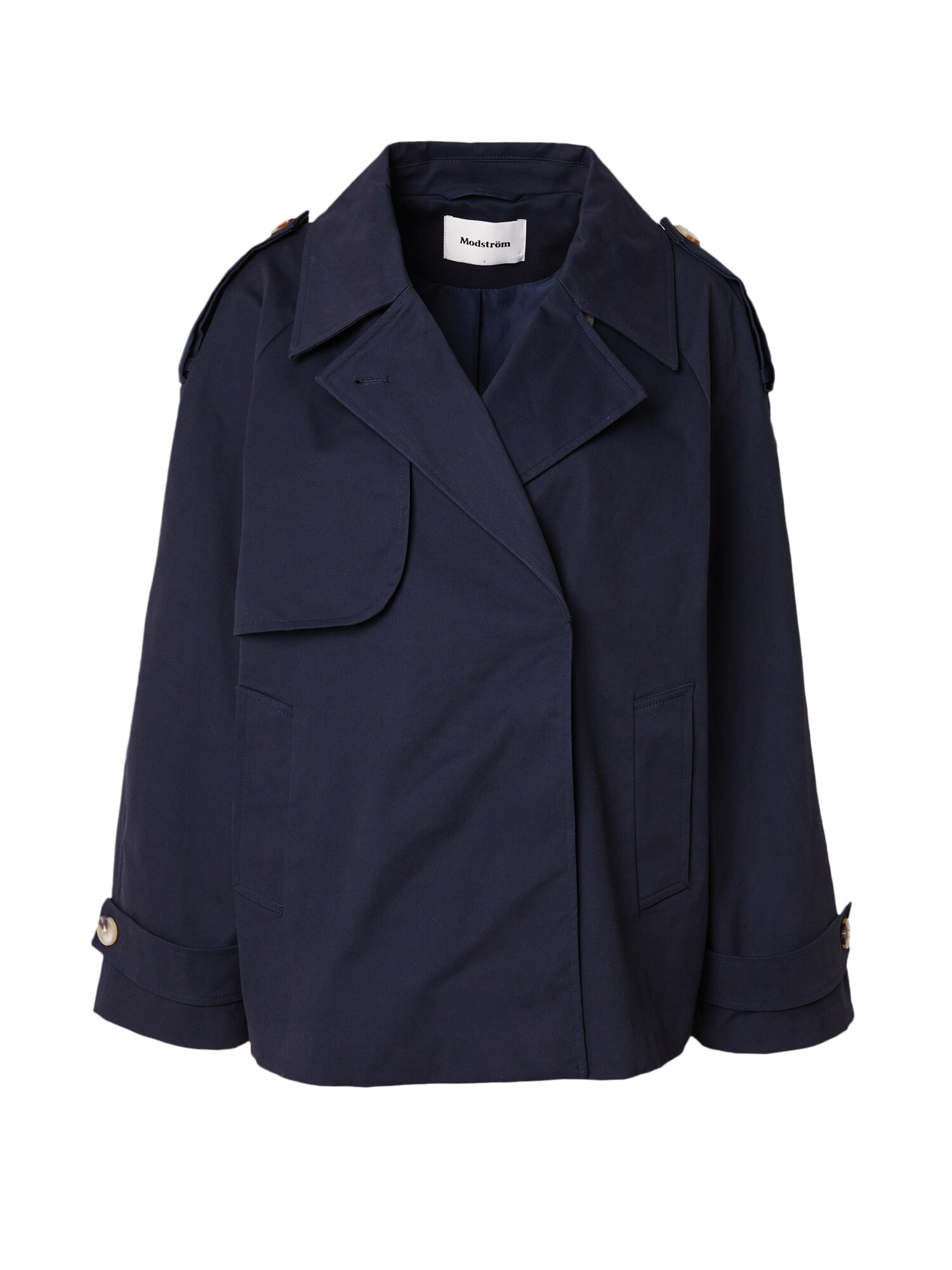 modström Palton de primăvară-toamnă Clara  albastru închis