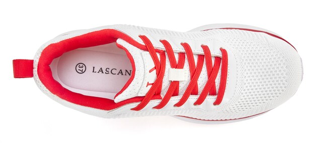 LASCANA, Rövid szárú sportcipők, fehér, 5 kép a 5 közül