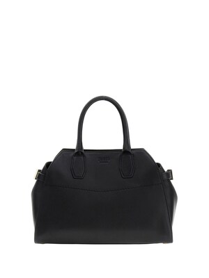GUESS Bolso de hombro 'Guess Sac Bandoulière Yulia Small Satchel Black'  negro