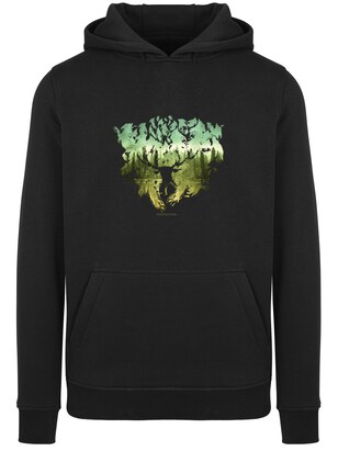 F4NT4STIC Sweatshirt ‘Harry Potter Magical Forest’ Groen / Lichtgroen / Zwart