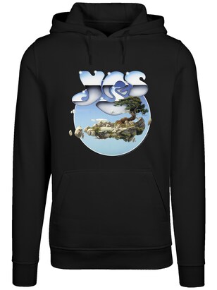 F4NT4STIC Sweatshirt ‘YES Chrome Island’ Lichtblauw / Zwart / Offwhite