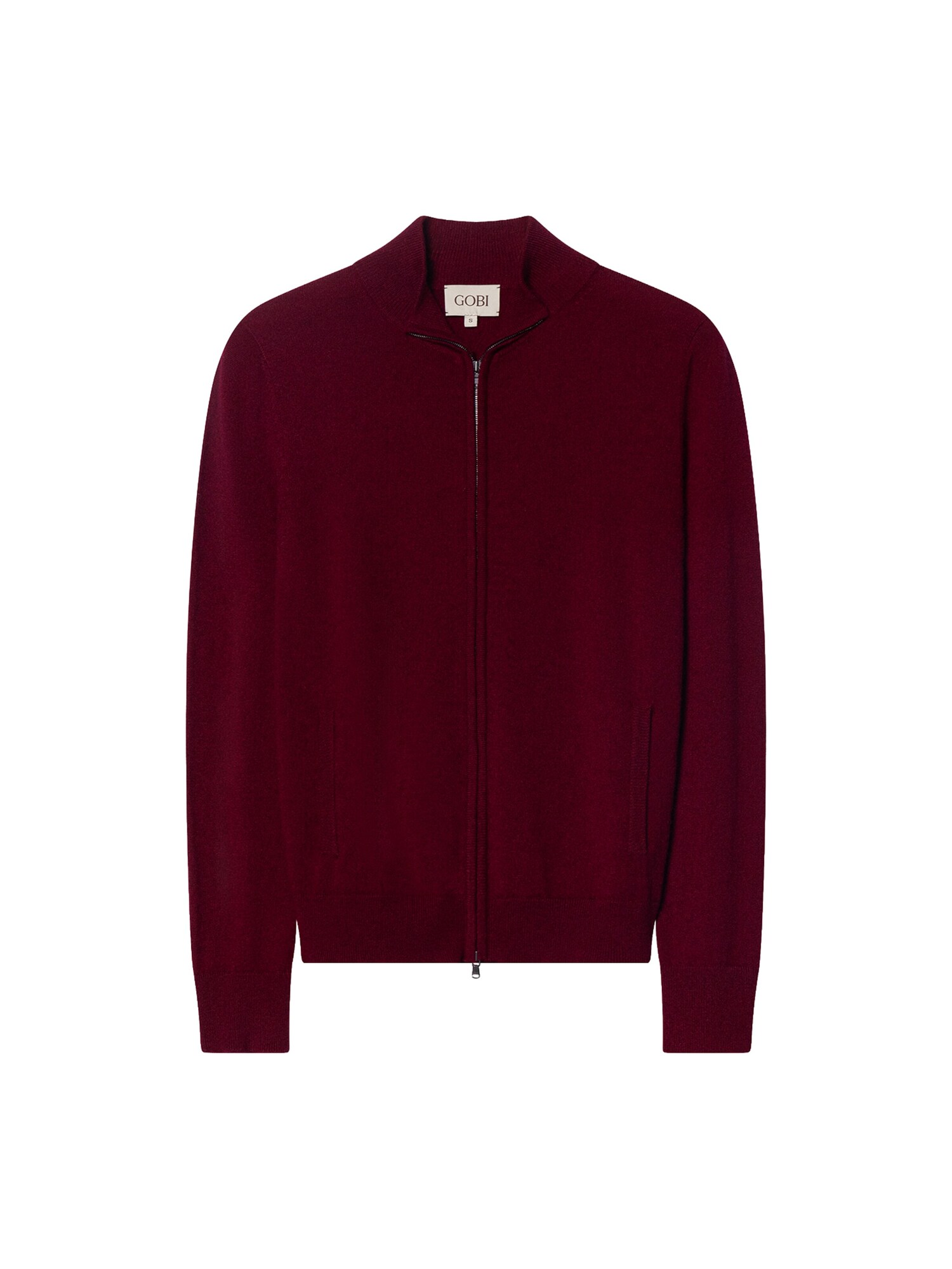 GOBI Cashmere Cárdigan 'Women's Timeless Cashmere Full-Zip Cardigan' burdeos