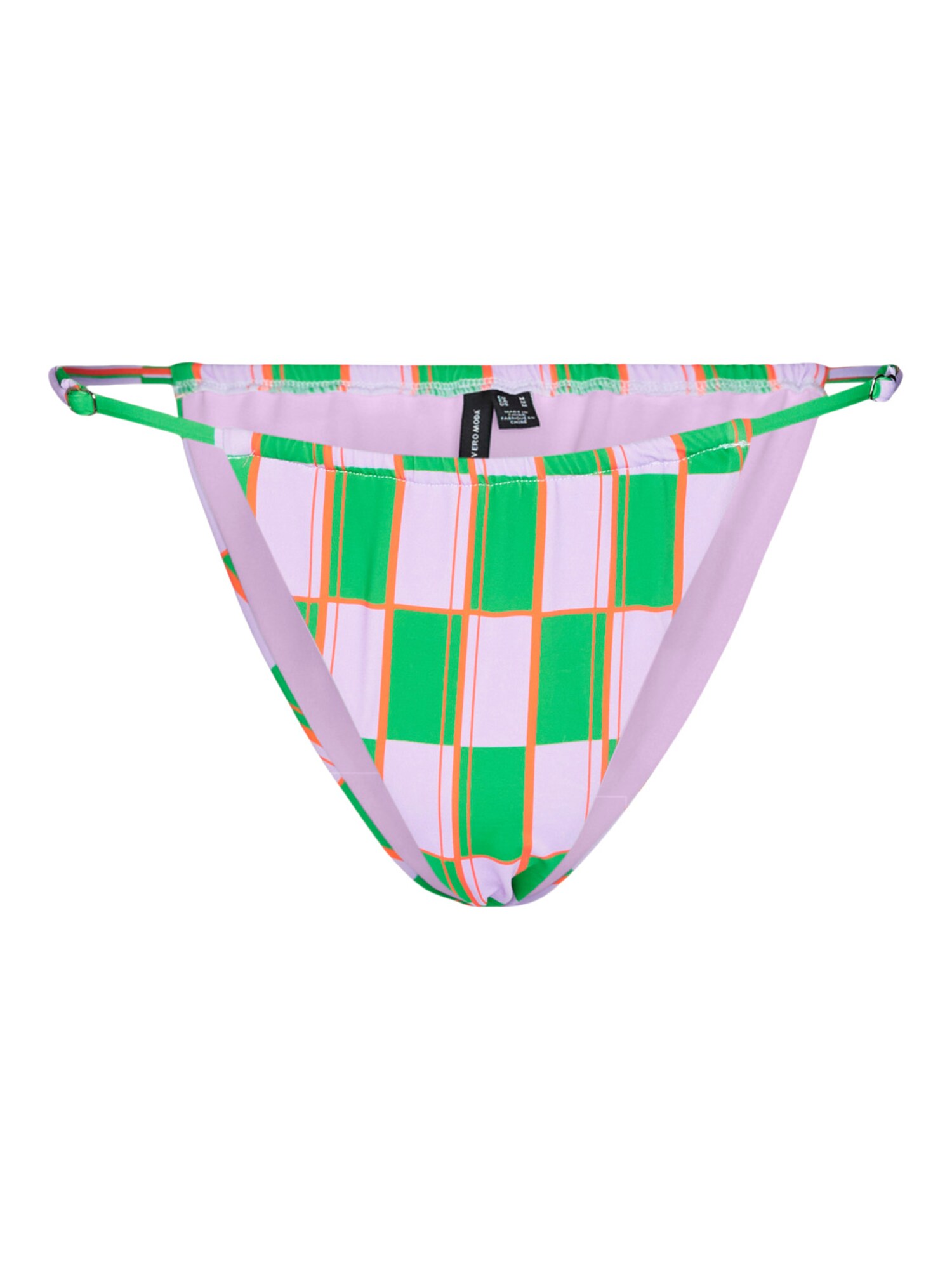 VERO MODA Bikini nadrágok 'ALEXA'  zöld / orgona / narancs akciós termékkép 1