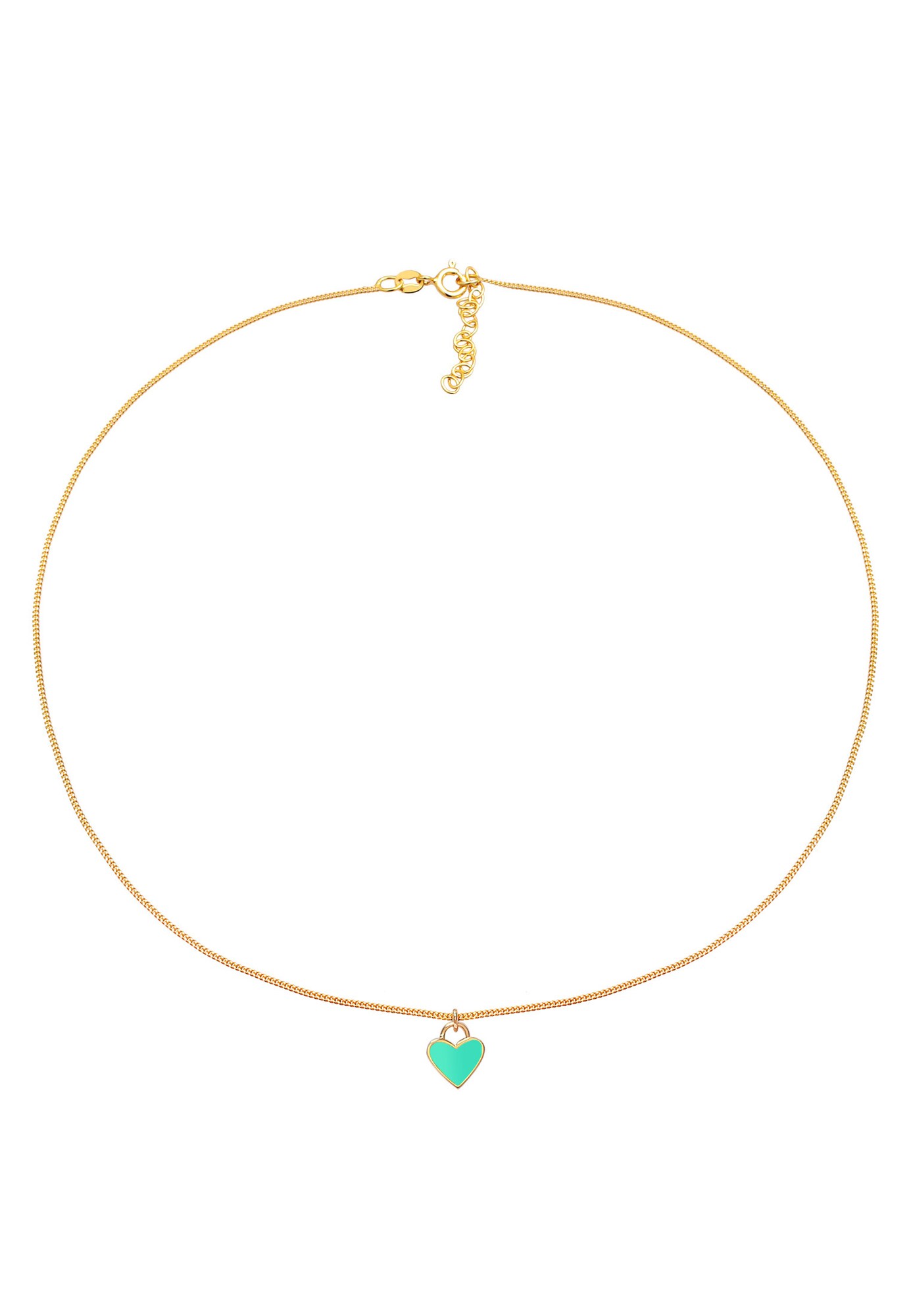 ELLI Lanțuri  turcoaz / auriu