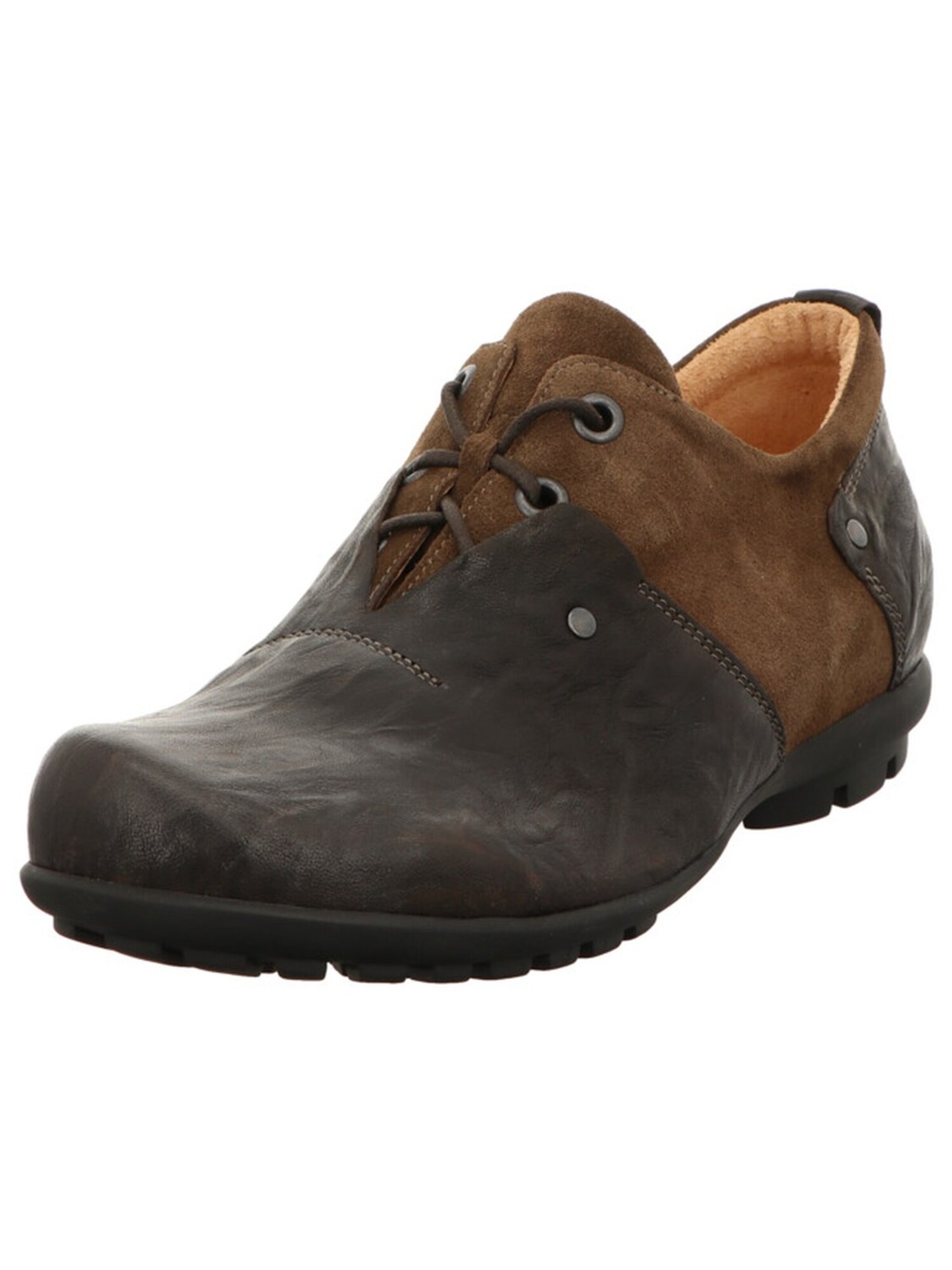 Think Zapatillas 'Schnürschuh Herren 3-0001421 3010 Leder-Mix in braun' marrón