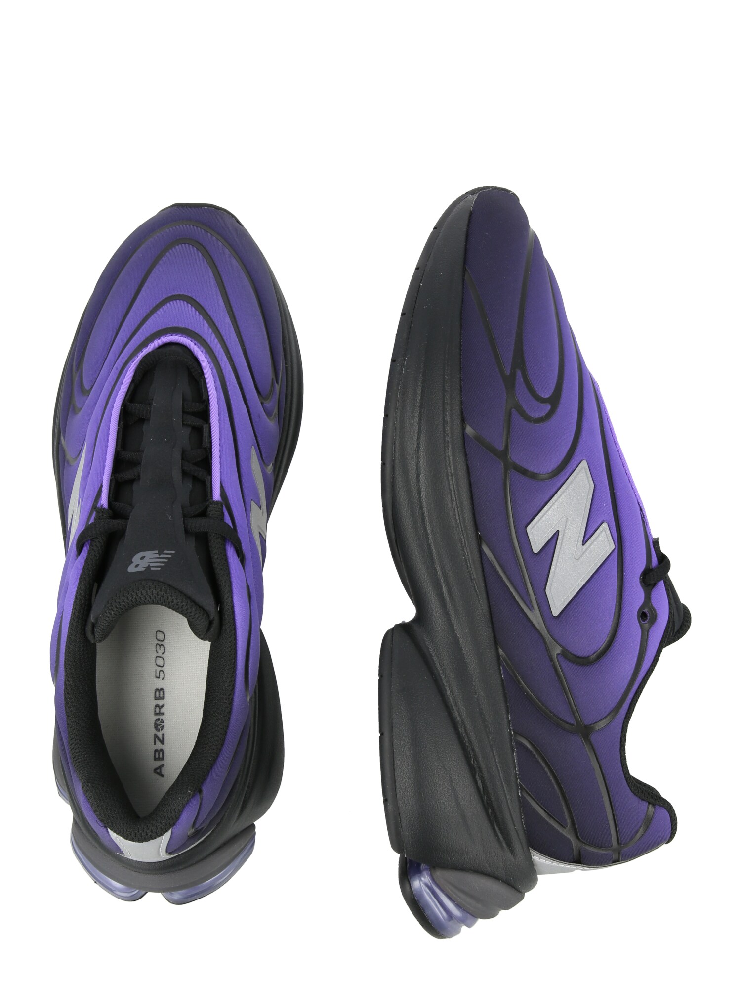 New balance Zapatillas deportivas bajas '5030' gris plateado / lila oscuro / negro – imagen 2